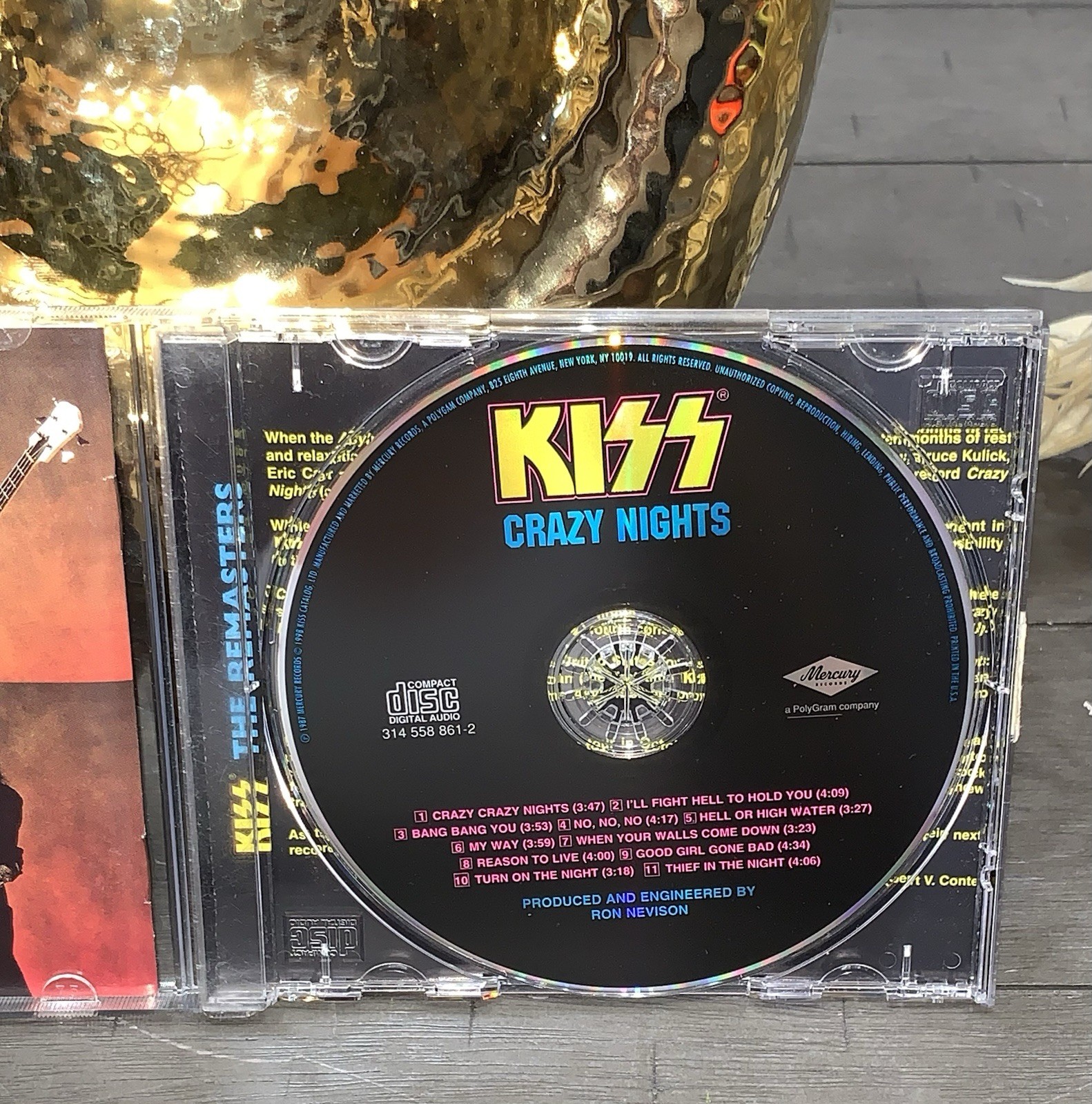 B6 Crazy Nights Near Mint [Remastered] by Kiss (CD, 1997, Mercury)