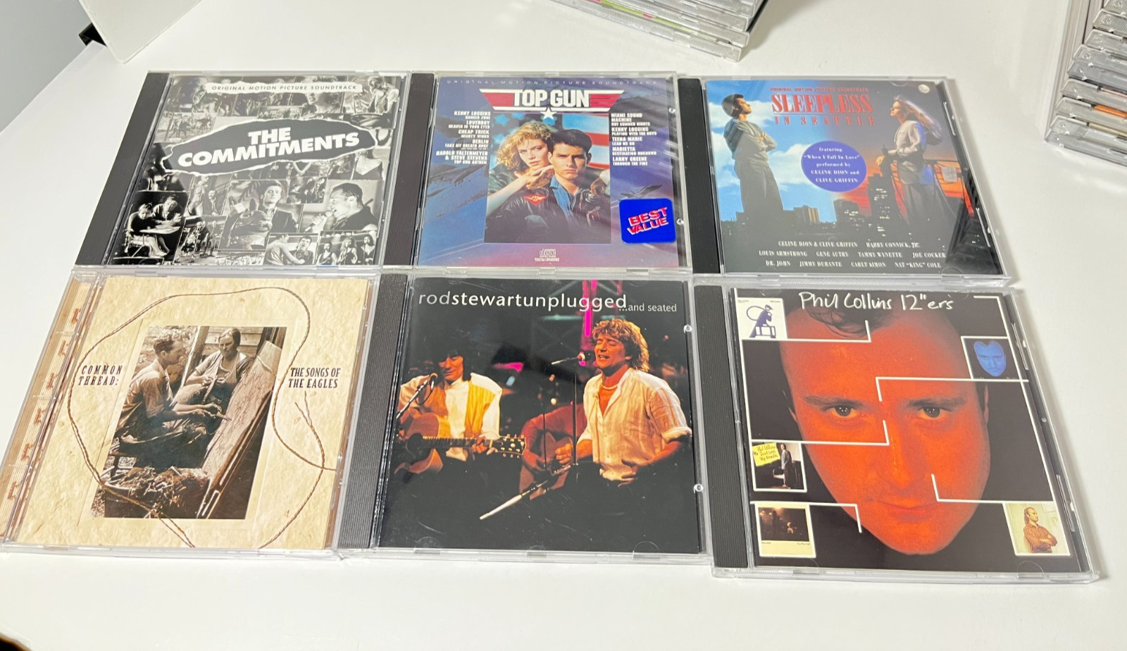 Vtg Lot 40 CD Mixed Music, See List 70-90's Elvis ,Elton, Diamond, Beatles++