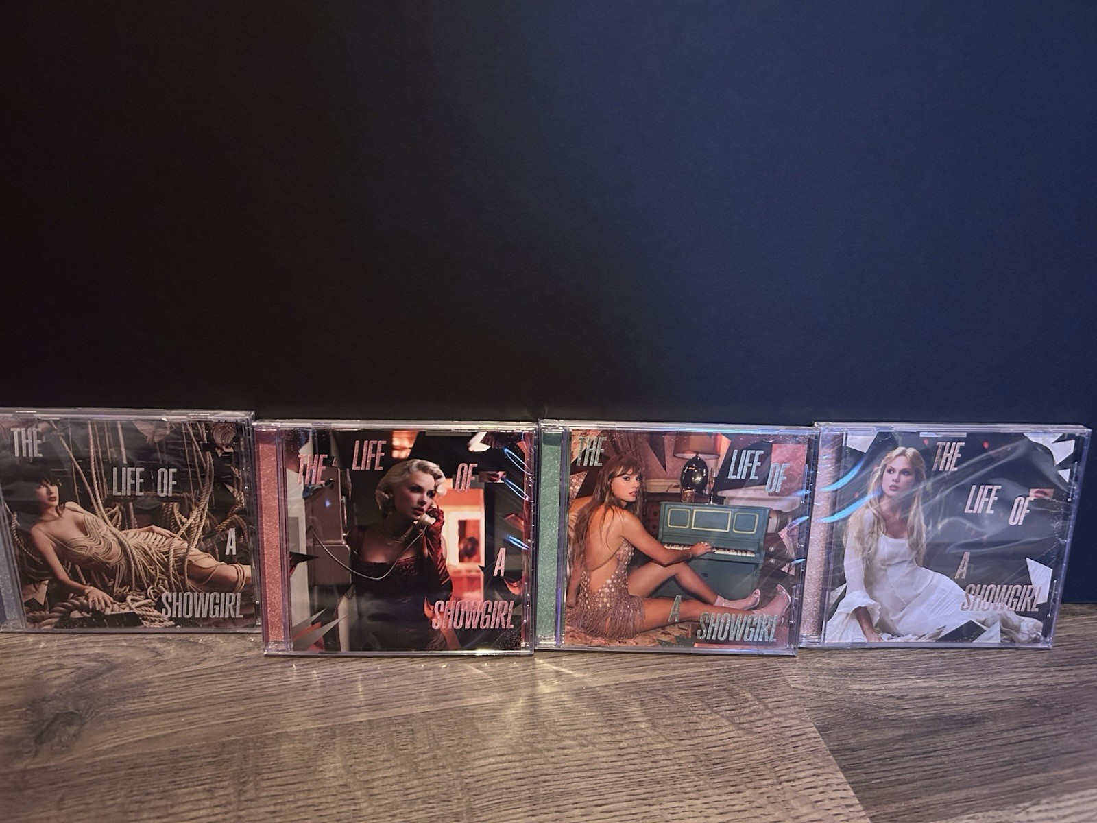 Taylor Swift Life Of A Showgirl CD Bundle Set Of 4 Acoustic Version Sealed New