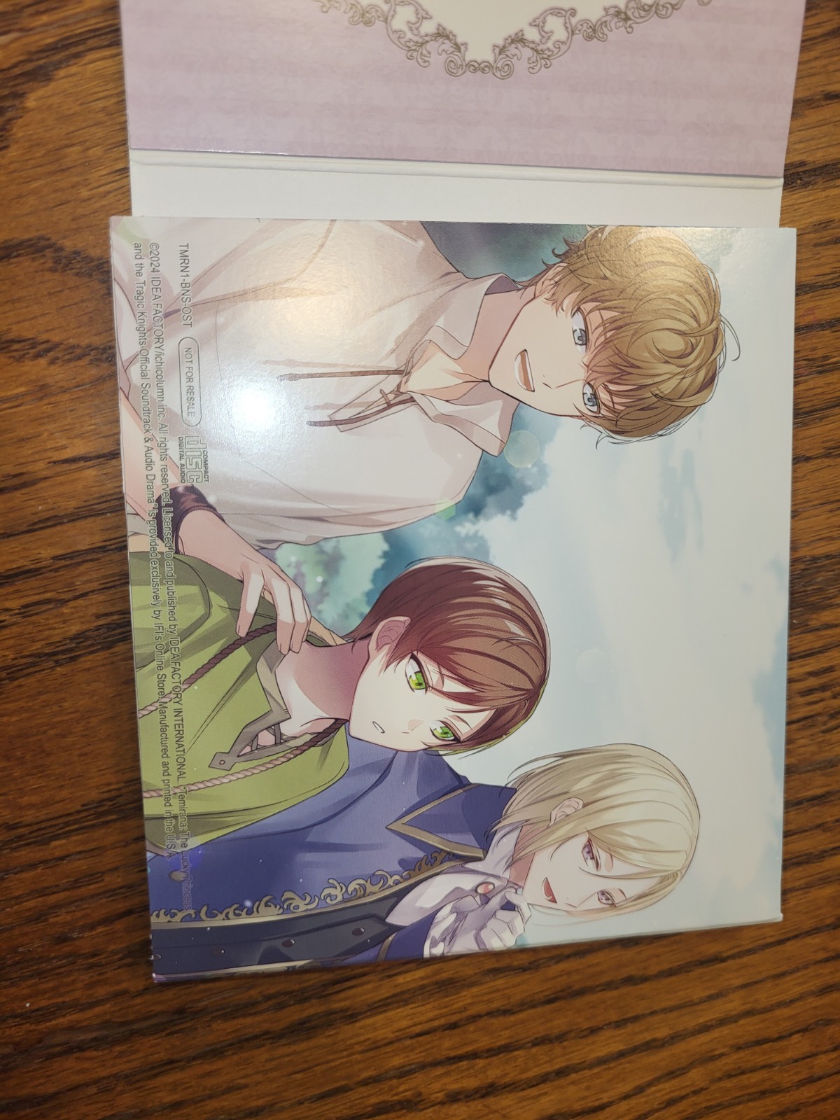 IDEA FACTORY The Prince and the Tragic Kingdoms OST & Audio Drama CD 2024