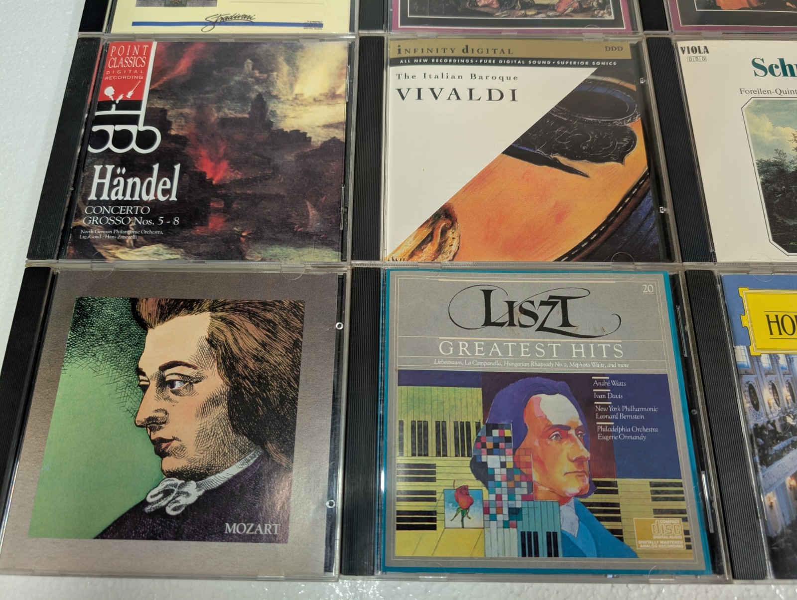 CLASSICAL 12 CD LOT: MOZART: Great Composers Liszt Greatest Hits Horowitz Brahms