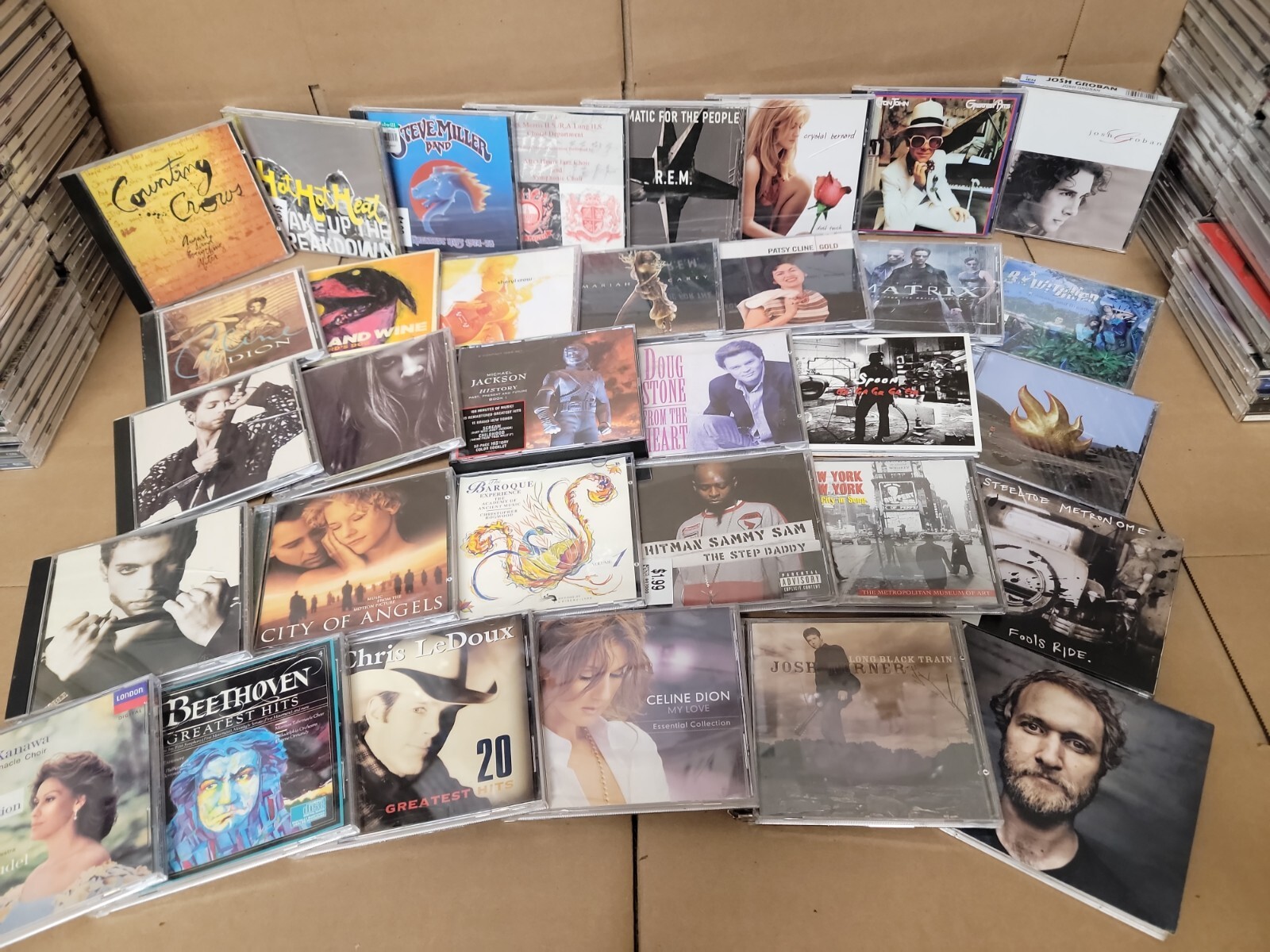 Lot of 50 Assorted CDs MIX ALL Genres Artwork+Case RANDOM BUNDLE Wholesale Bulk