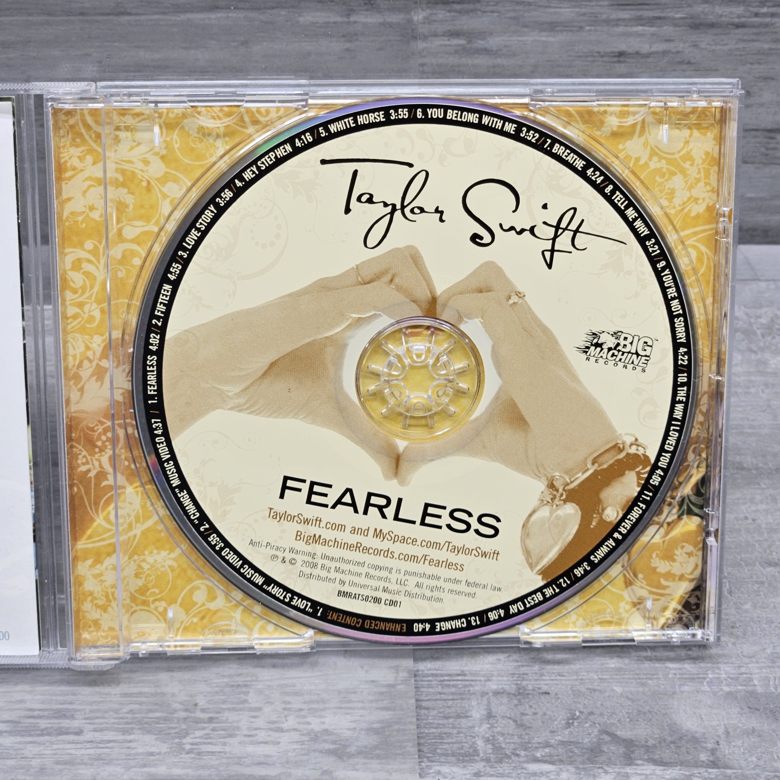 Taylor Swift CD Lot (7) Debut Fearless Holiday Speak Now 1989 Reputation