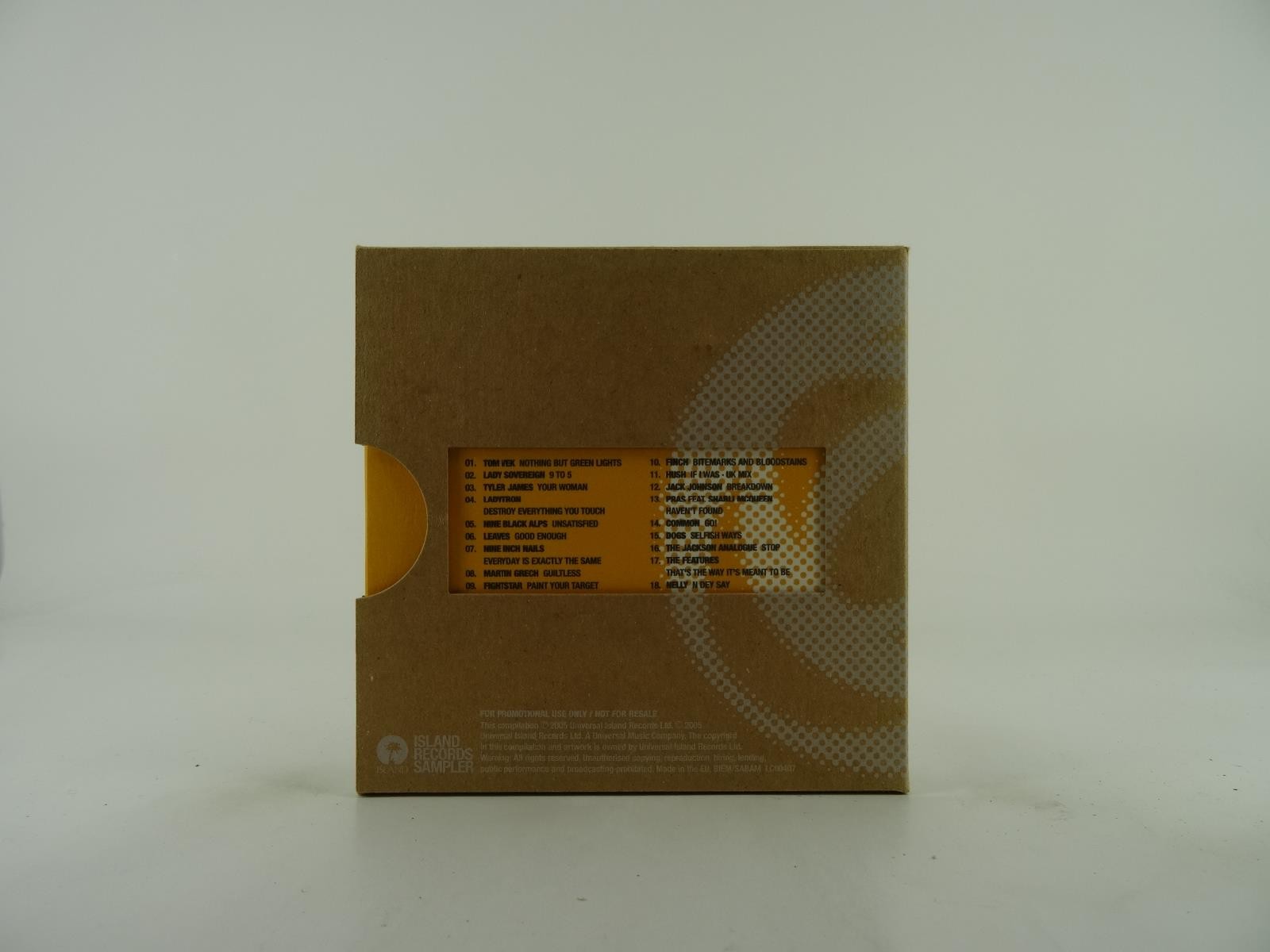 VARIOUS ARTISTS ISLAND RECORDS SAMPLER SUMMER '05 (477) 18 Track Promo CD Album