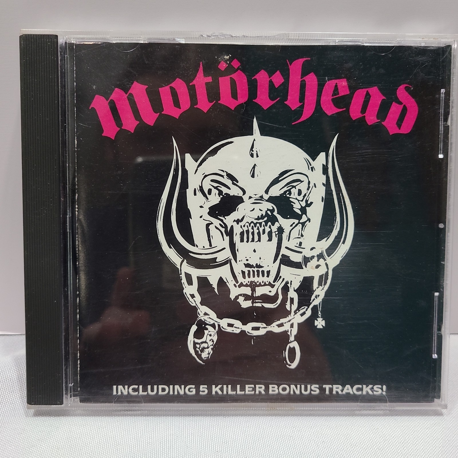 Motörhead ‎Motörhead CD w/ Bonus Tracks 2000s Reissue Near Mint Disc