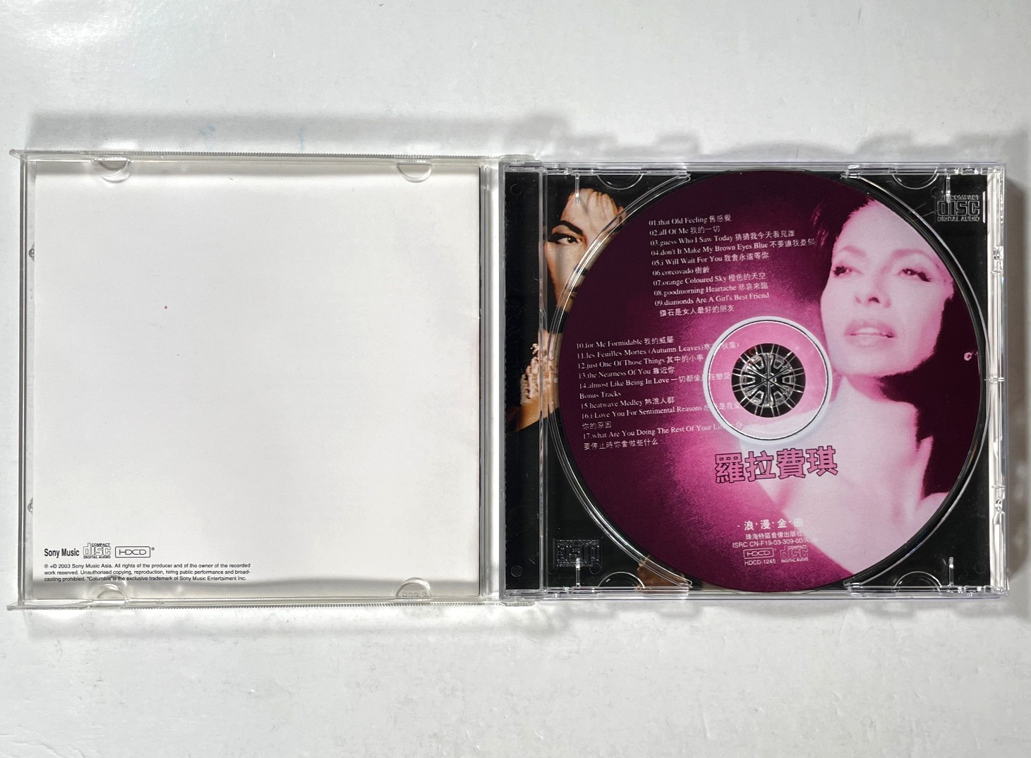LAURA FYGI At Ronnie Scott's 24k Gold HDCD 2003 Sony Music Asia