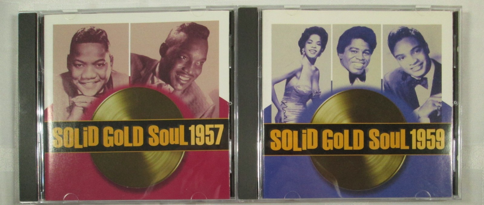 CD Lot Of 15 Solid Gold Soul Time-Life Compilations - Includes 1950s To 1970s