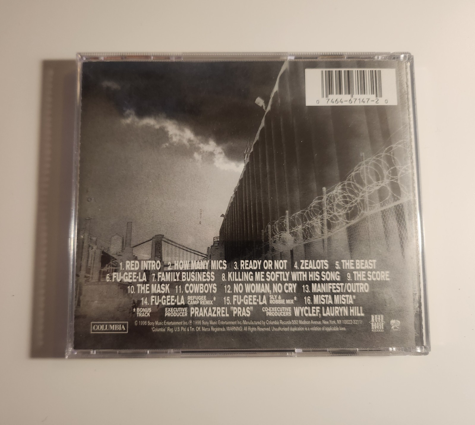 The Score by Fugees (CD, 1996) Grammy Winner Fantastic Condition