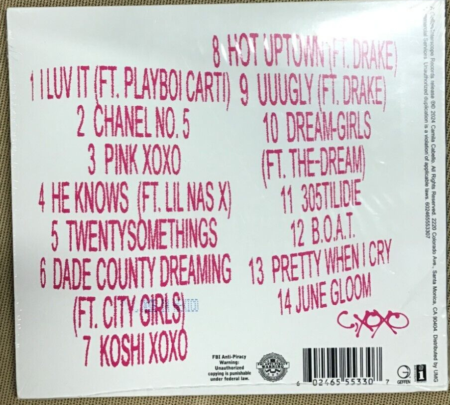 Camila Cabello – C,XOXO [2024, CD] NEW 💿