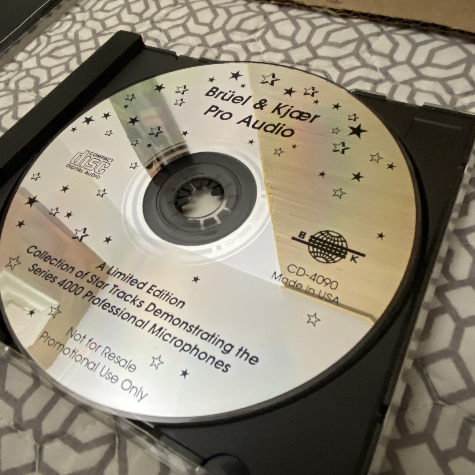 Brüel & Kjær Pro Audio Group (CD, 1989) TEC Awards Winner Ambient Electronic