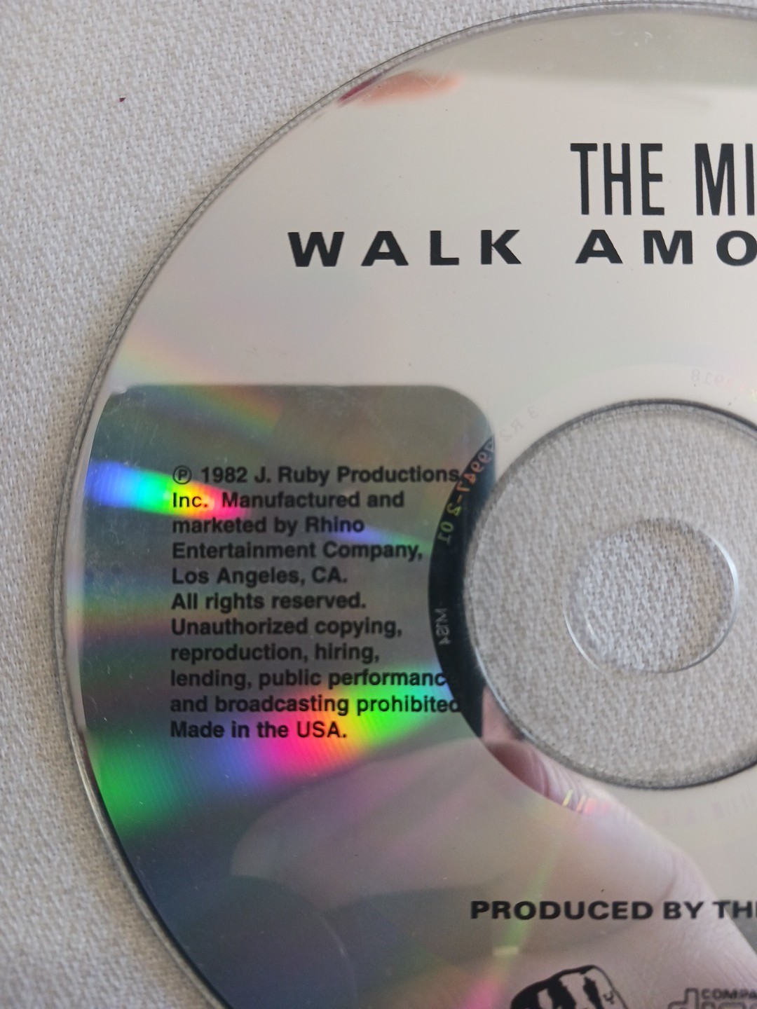The Misfits Walk Among Us CD 1982 ORIGINAL Ruby Records Danzig Punk Metal VG++