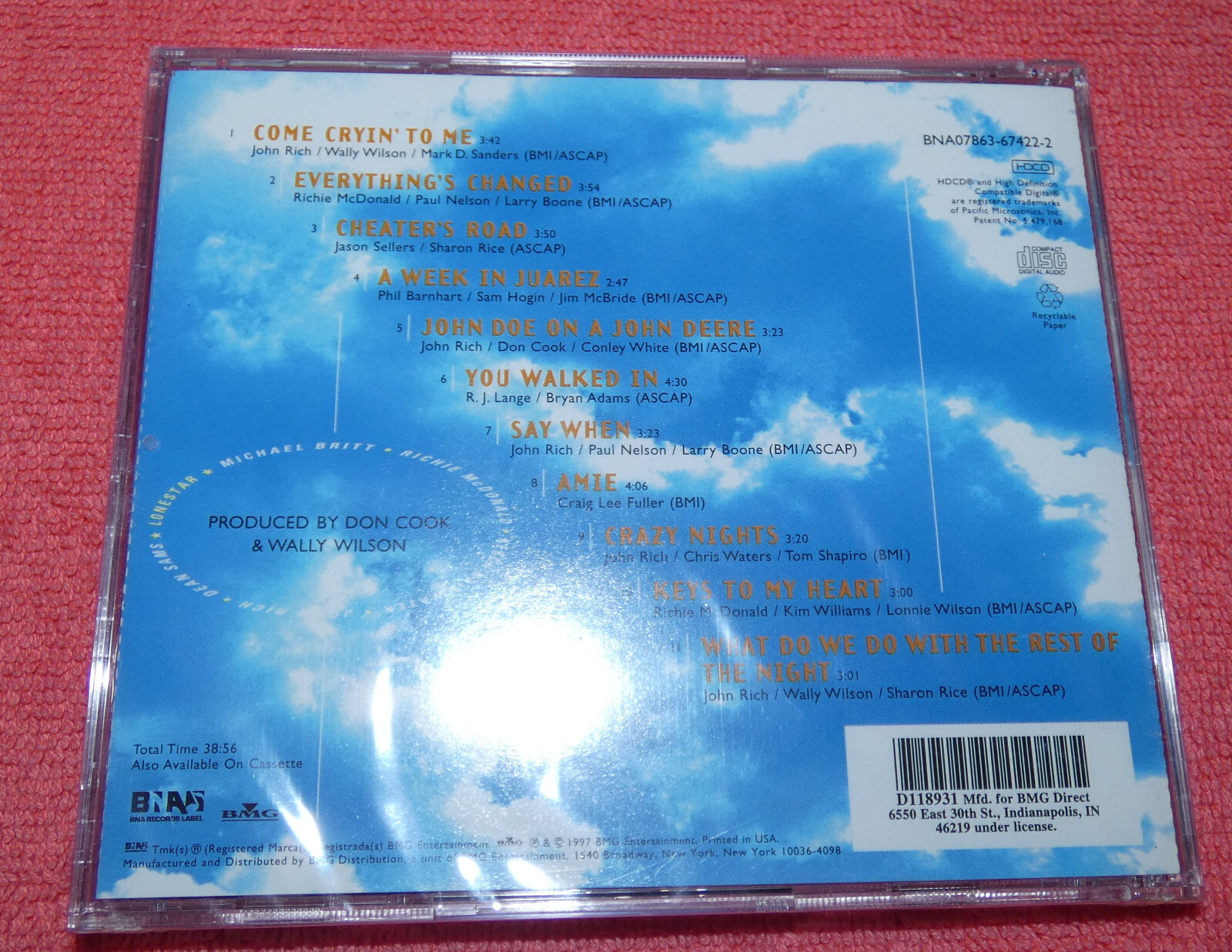 LONESTAR - Crazy Nights CD - Sealed - 1997