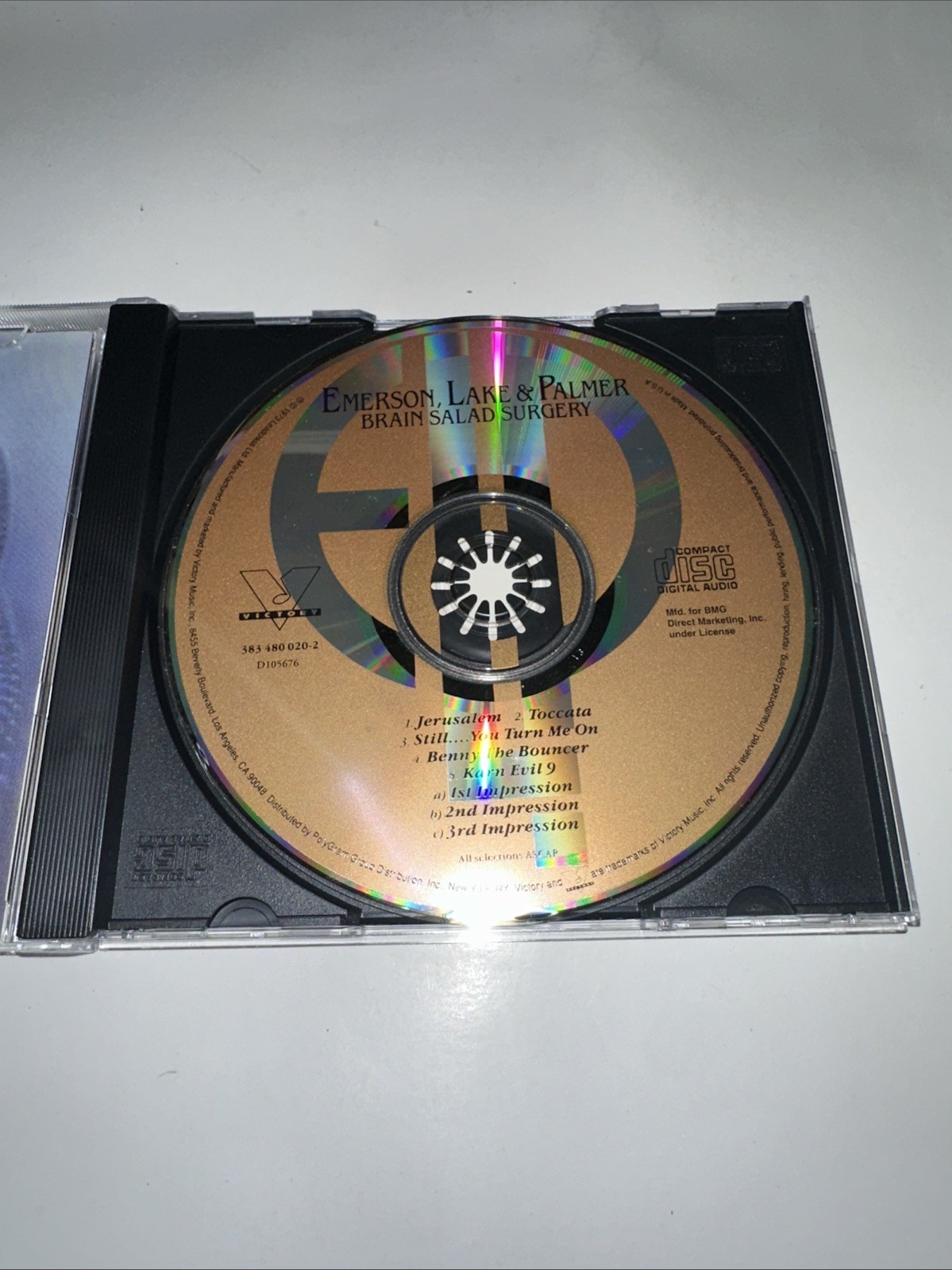 Emerson Lake And Palmer Brain Salad Surgery CD 1973 Nice Read