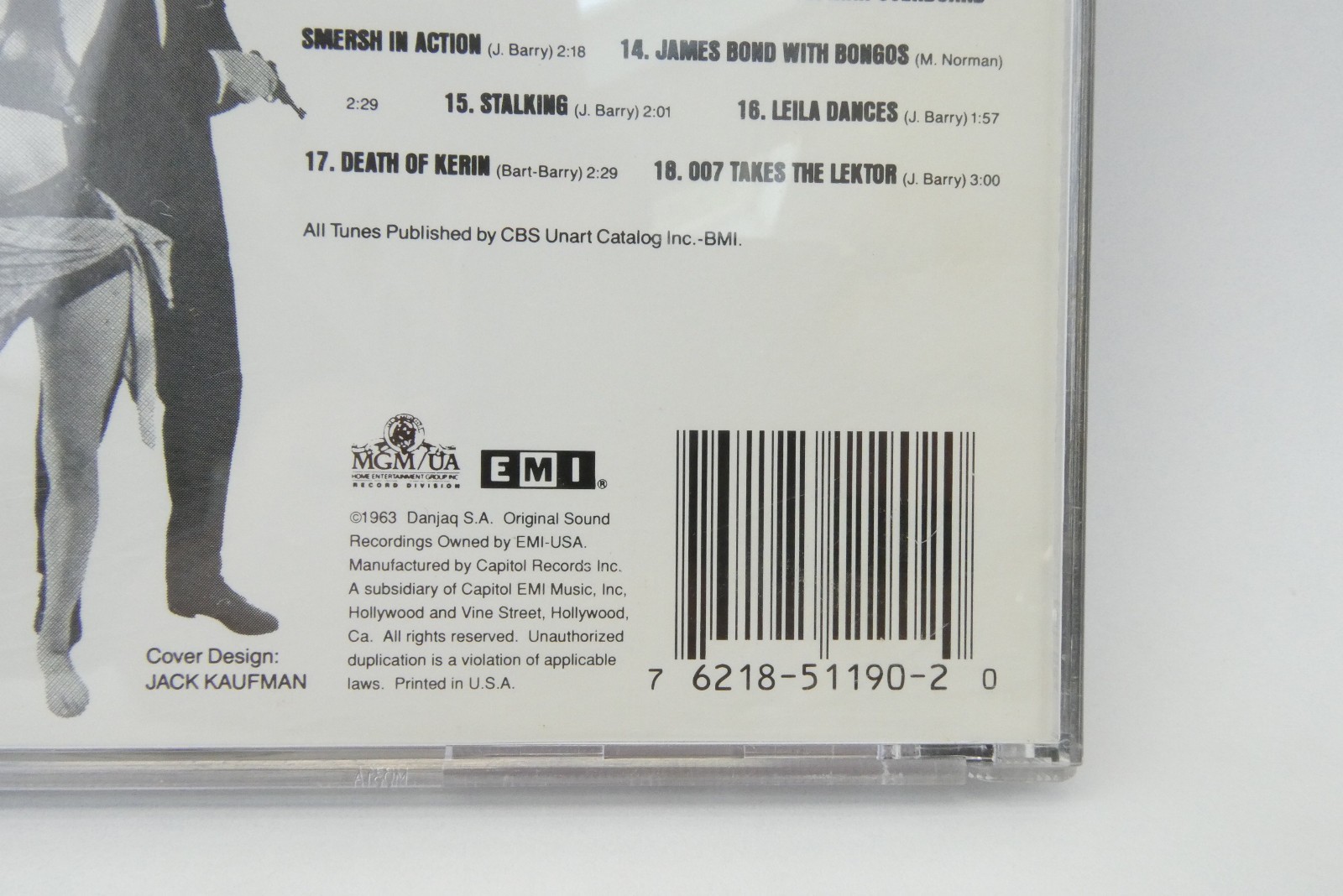 From Russia With Love Original Motion Picture Soundtrack CD Bond John Barry