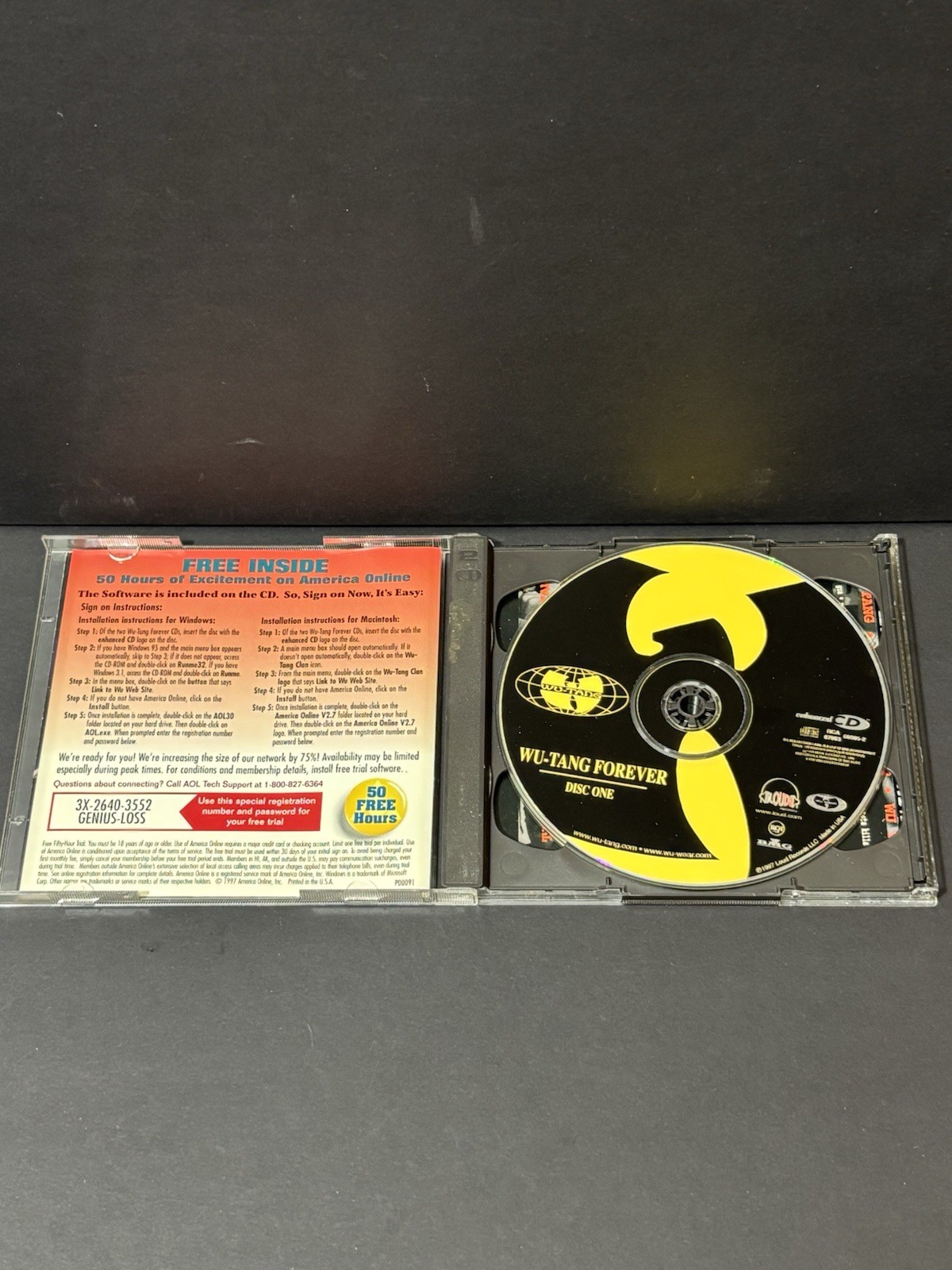 Wu Tang Clan Forever 2 CD 1997 Loud Records Hip Hop Rap Explicit Album Box Set
