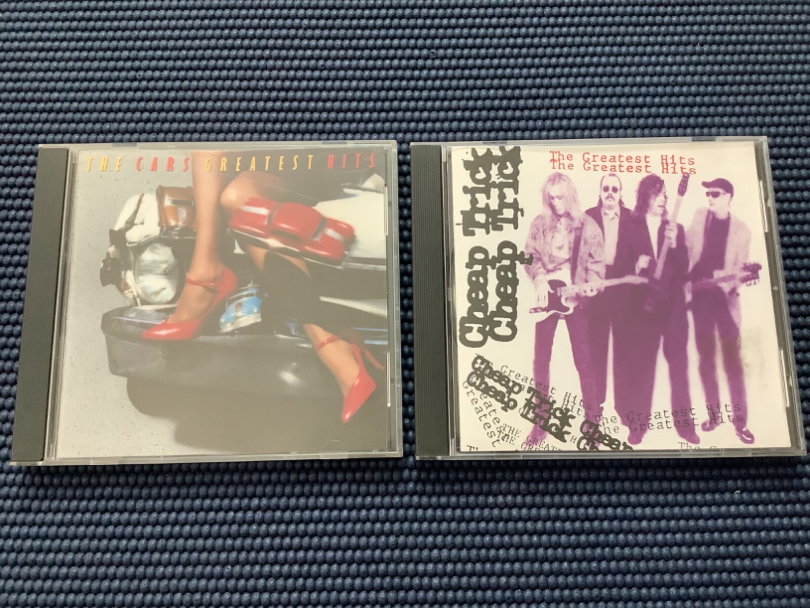 The Cars Cheap Trick Greatest Hits Vintage CD Lot Hit Singles 1970's 1980's Rock