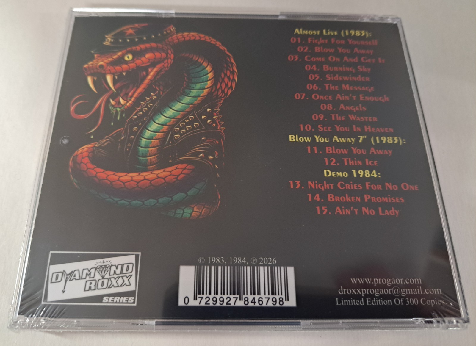Snakebite Almost Live 1984 - The Anthology New CD NWOBHM