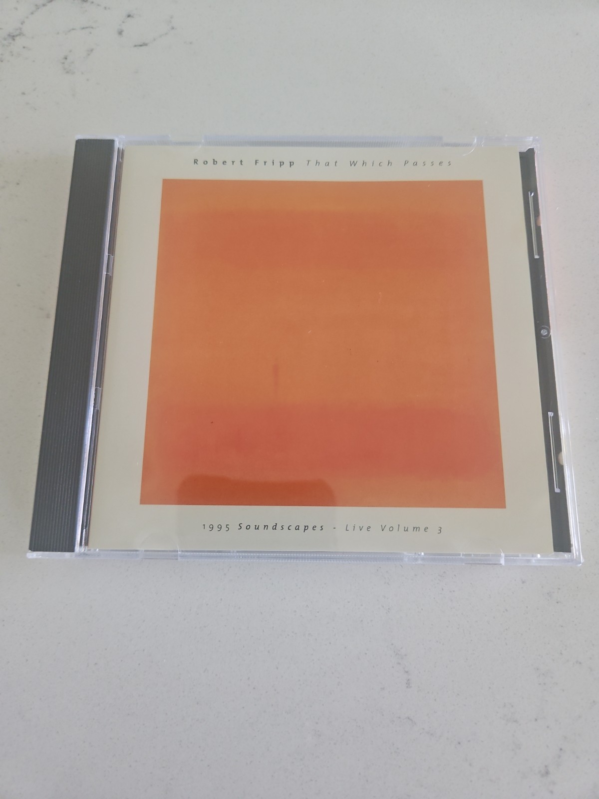 Robert Fripp - That Which Passes 1995 Soundscapes Live Volume 3 CD
