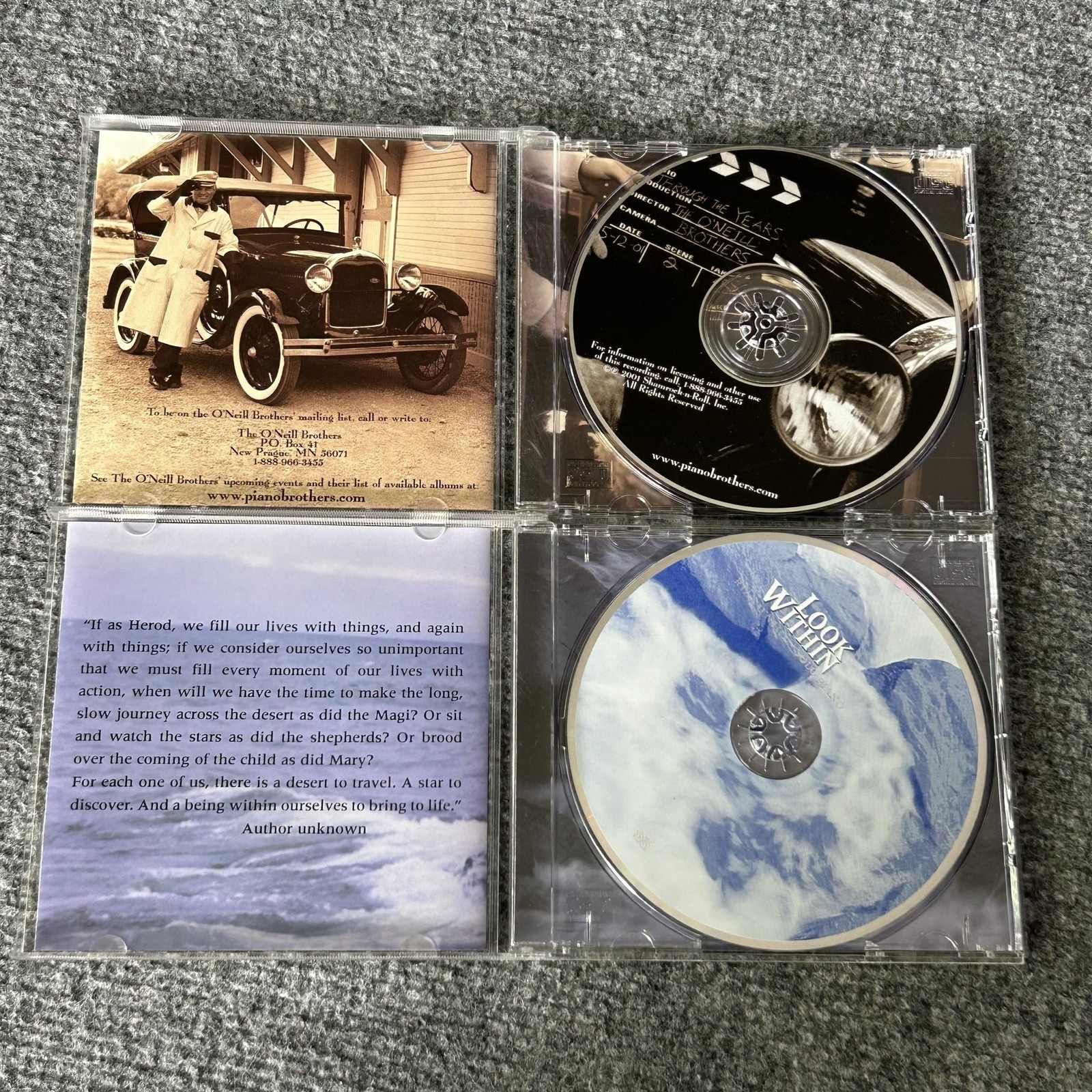 The O'Neill Brothers 6CD Lot Holiday Home Journey Notre Dame Piano Multicolor