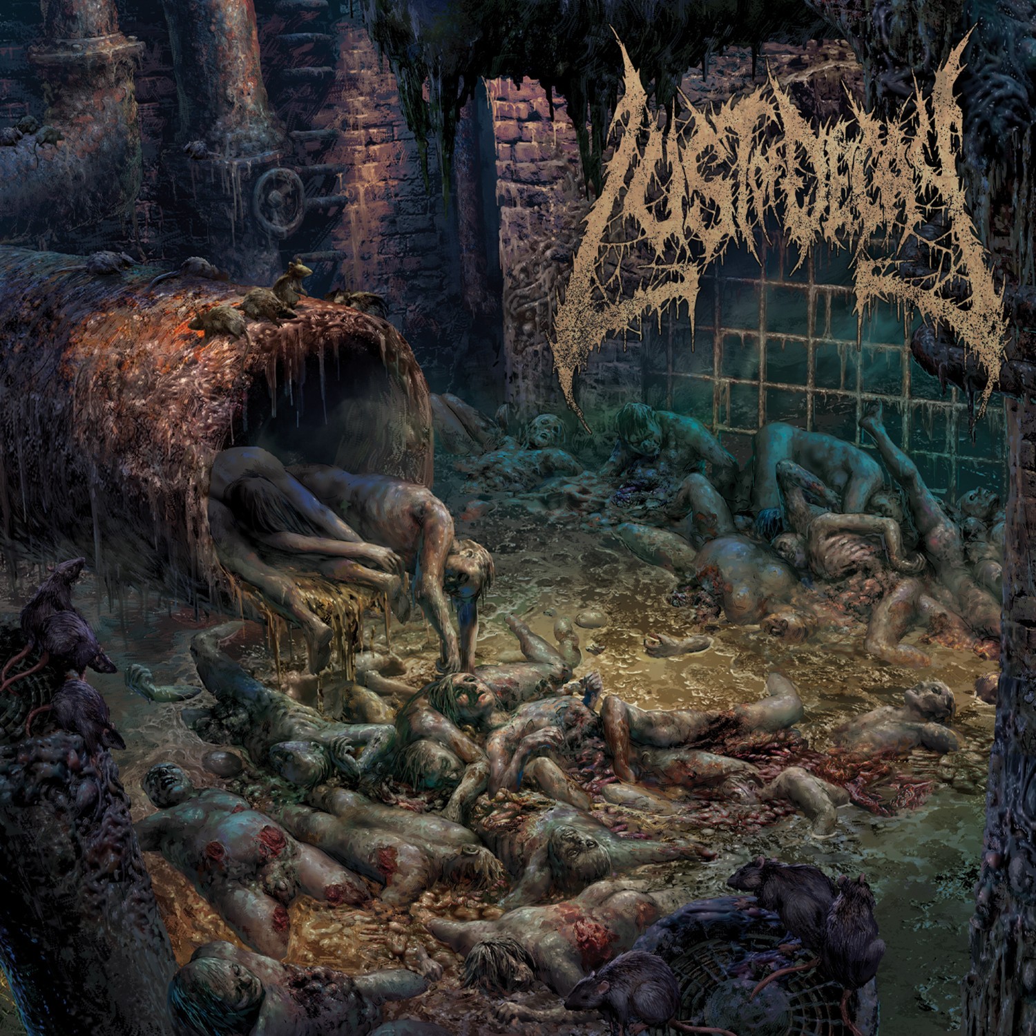 LUST OF DECAY "Entombed in Sewage" death metal CD