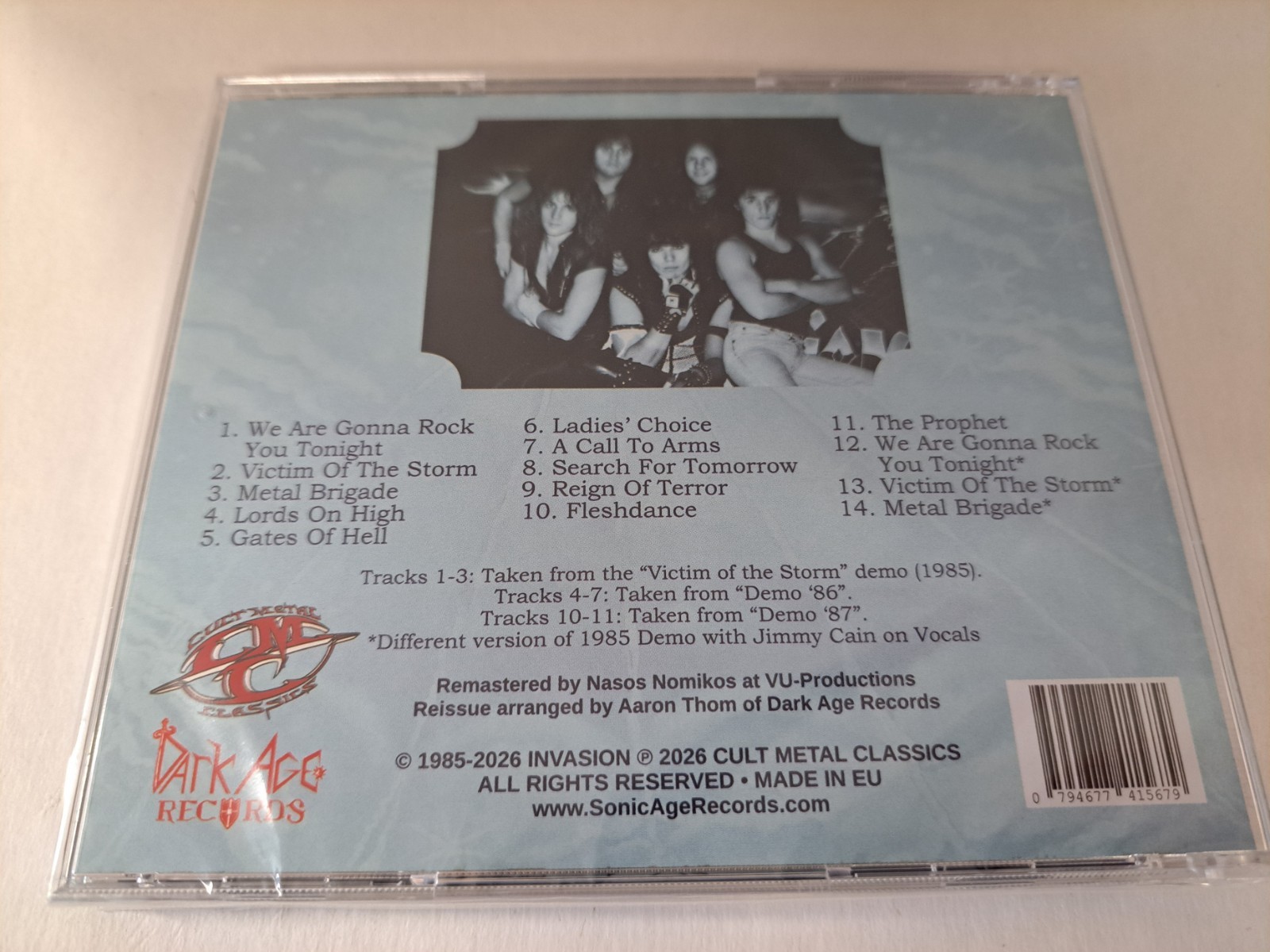 Invasion Victim Of The Storm New CD USA Heavy Metal Rug Rat Rictus Grin Remaster