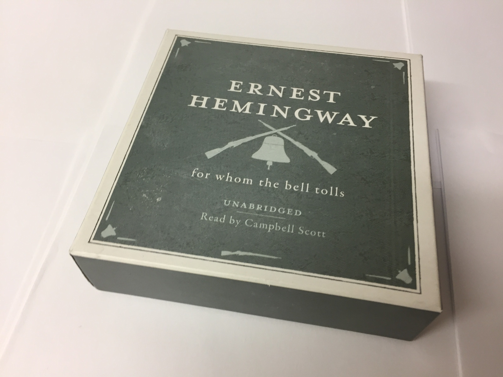CD Audio Book For Whom the Bell Tolls Ernest Hemingway 16 Set Unabridged 16 CD