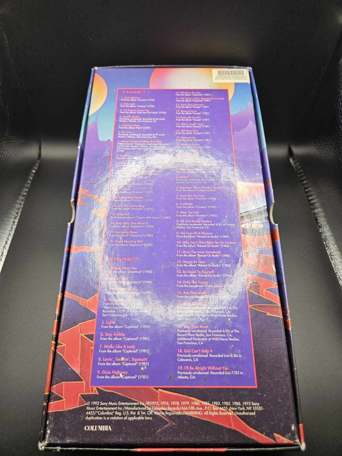Journey Time³ (Time 3) 3CD Box Set 1992 Columbia Steve Perry Greatest Hits