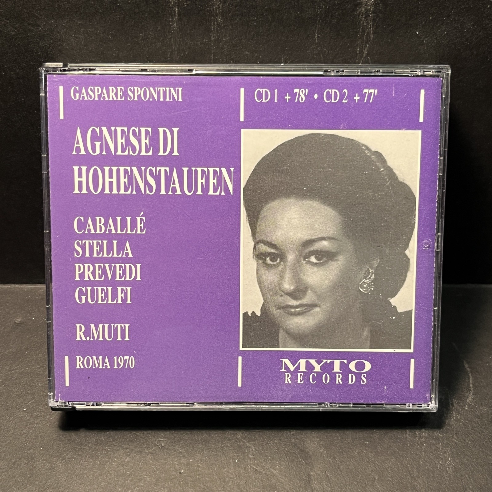 SPONTINI — AGNESE DI HOHENSTAUFFEN (1990) Opera 2xCD Caballe Stella Prevedi MYTO