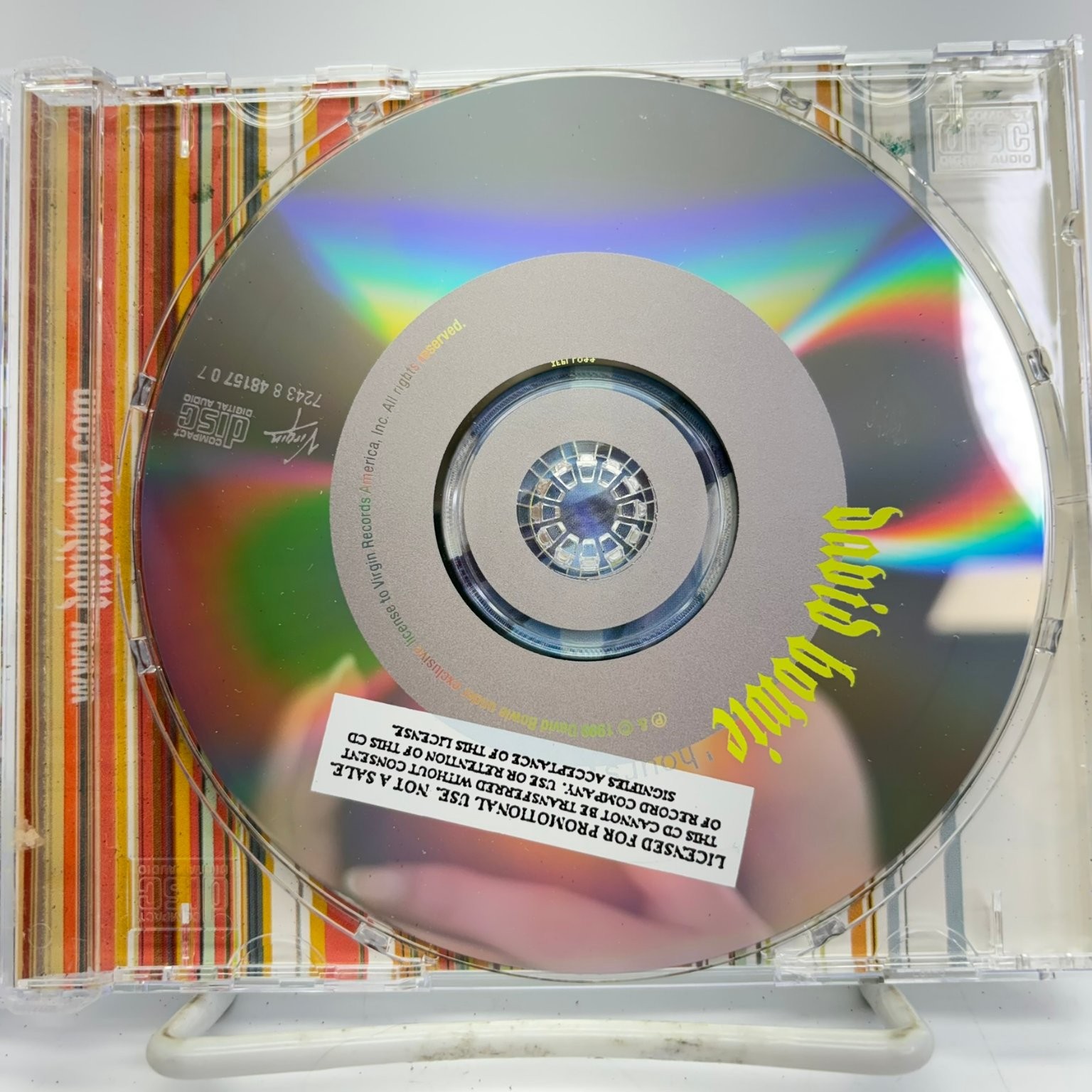 David Bowie – hours... CD 1999 PROMO Rock Pop Virgin Records