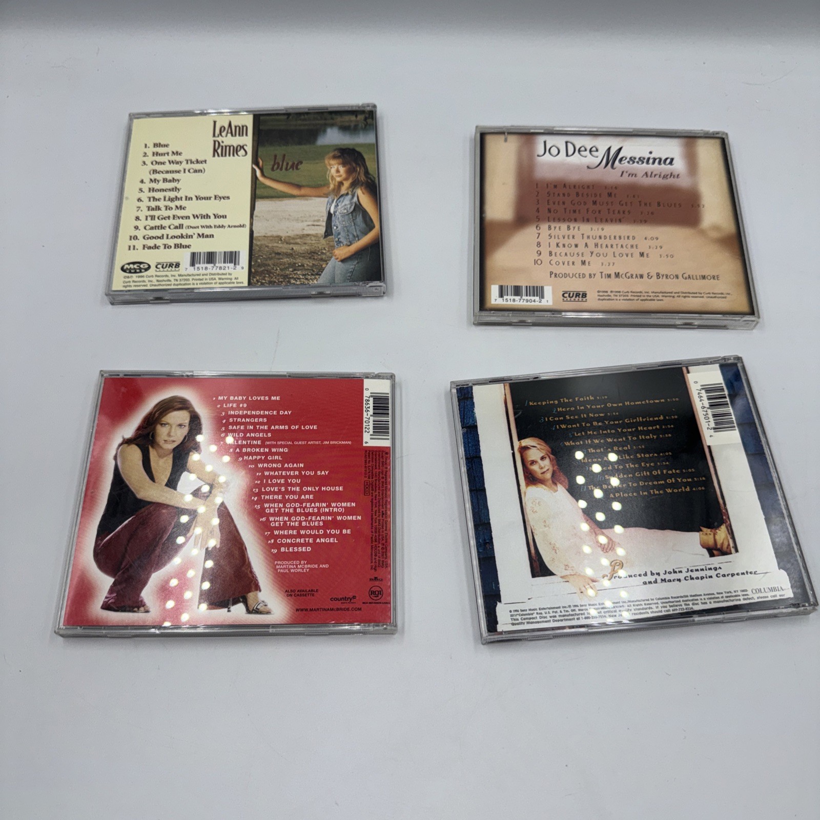 💛Lot of 13 1990s Y2K Female Country Albums Cds Butter Mom Music Cottagecore EUC