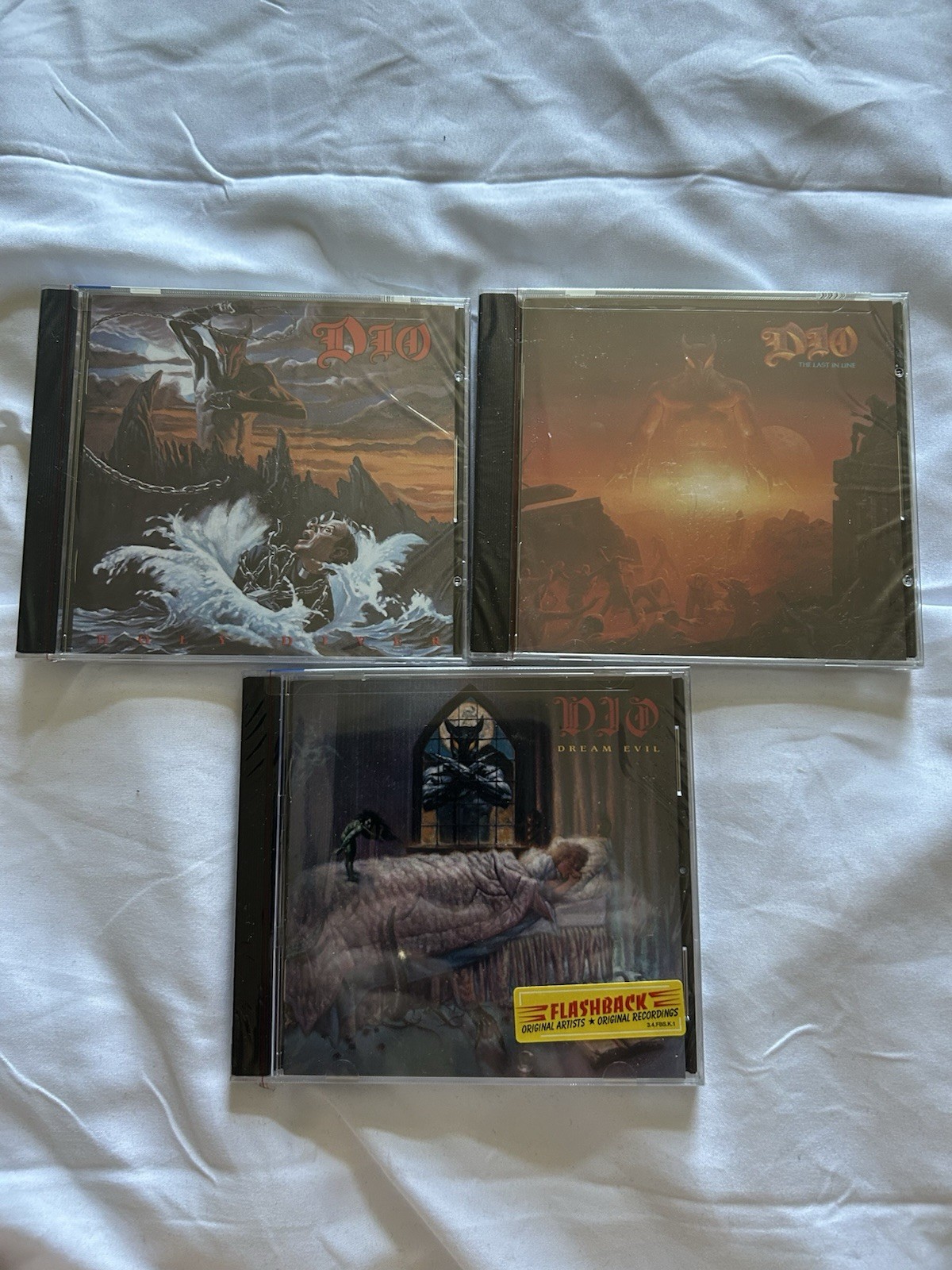 Dio 3-CD Lot-A 1983-87 Factory Sealed! Holy Diver, Last In Line, Dream Evil