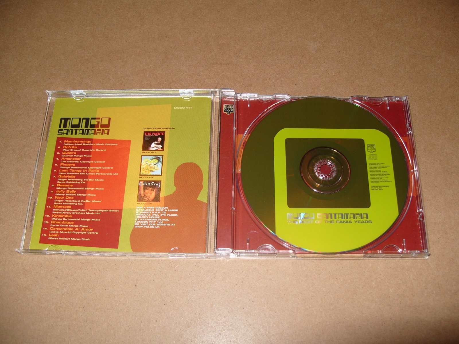 Mongo Santamaria - Best of the Fania Years (2001) CD + INLAYS EXCELLENT + (C29)
