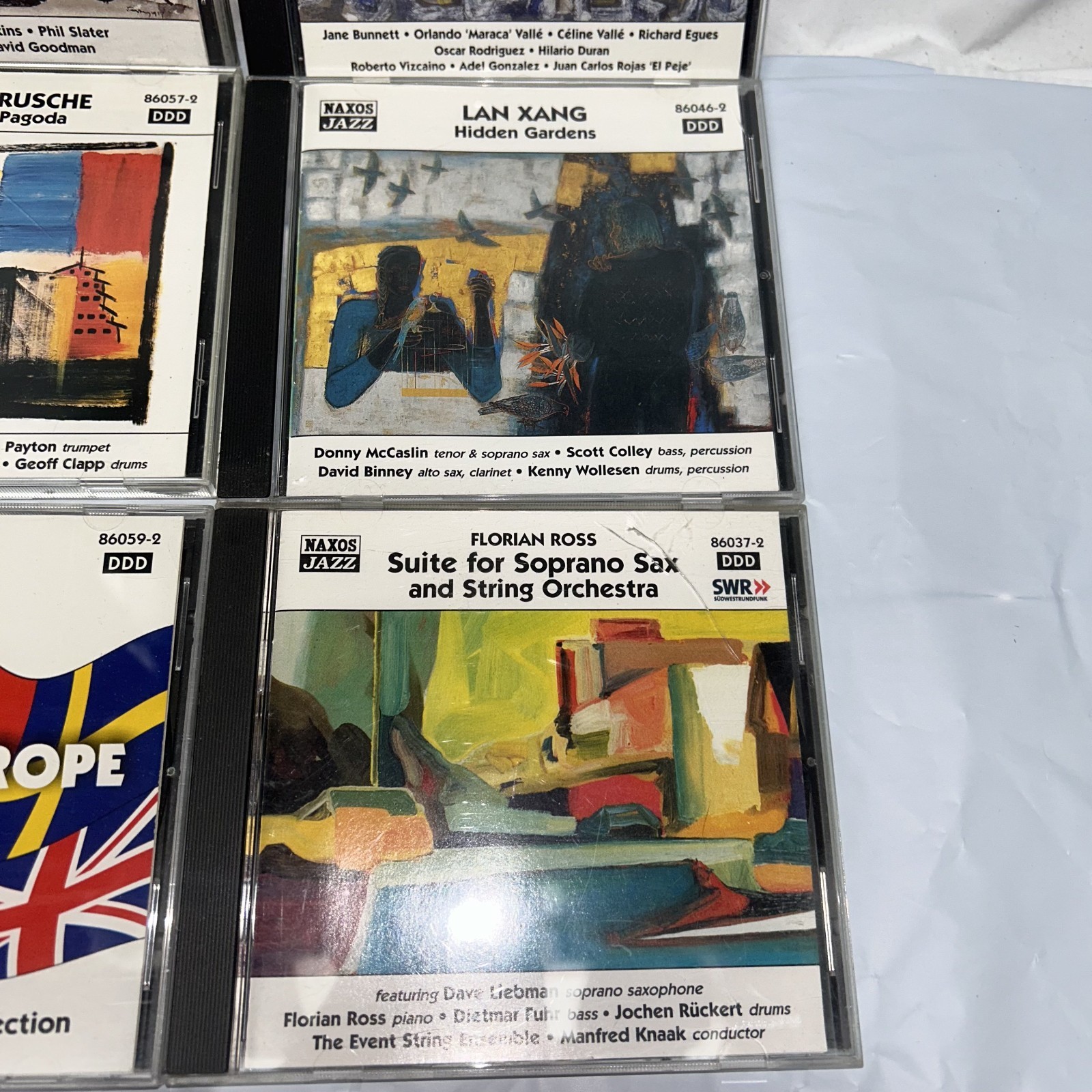 Naxos Jazz CD Lot of 10 - European Collection Palsson Nock Krusche Ross Carrier