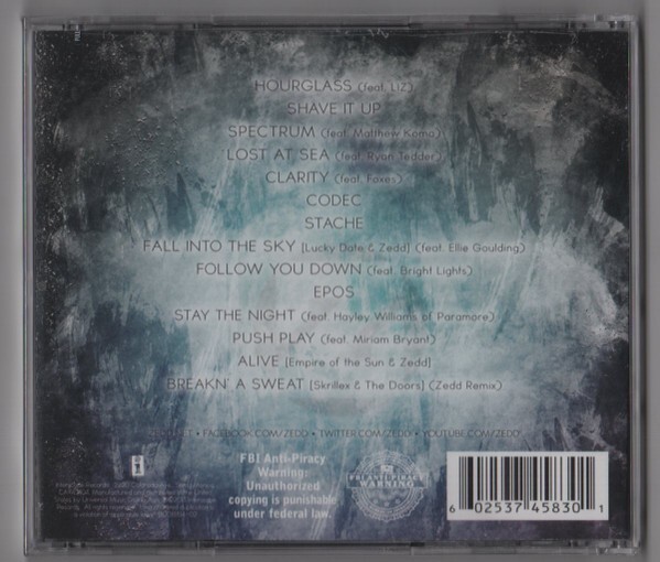 ZEDD Clarity [Deluxe Edition] (CD, Sep-2013, Interscope (USA))