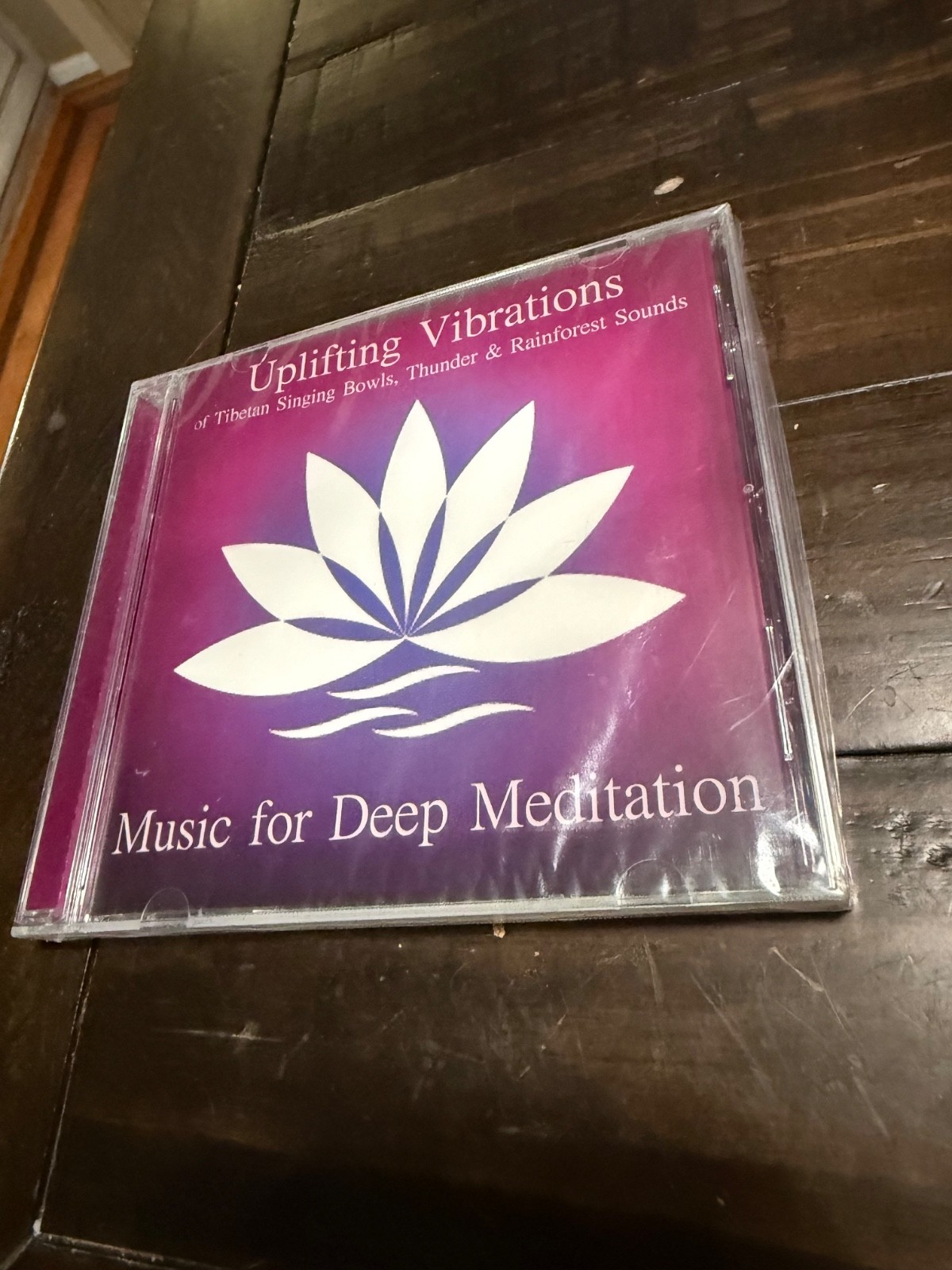 Uplifting Vibrations: Music for Deep Meditation CD, Never Opened, Tibetan Bowls