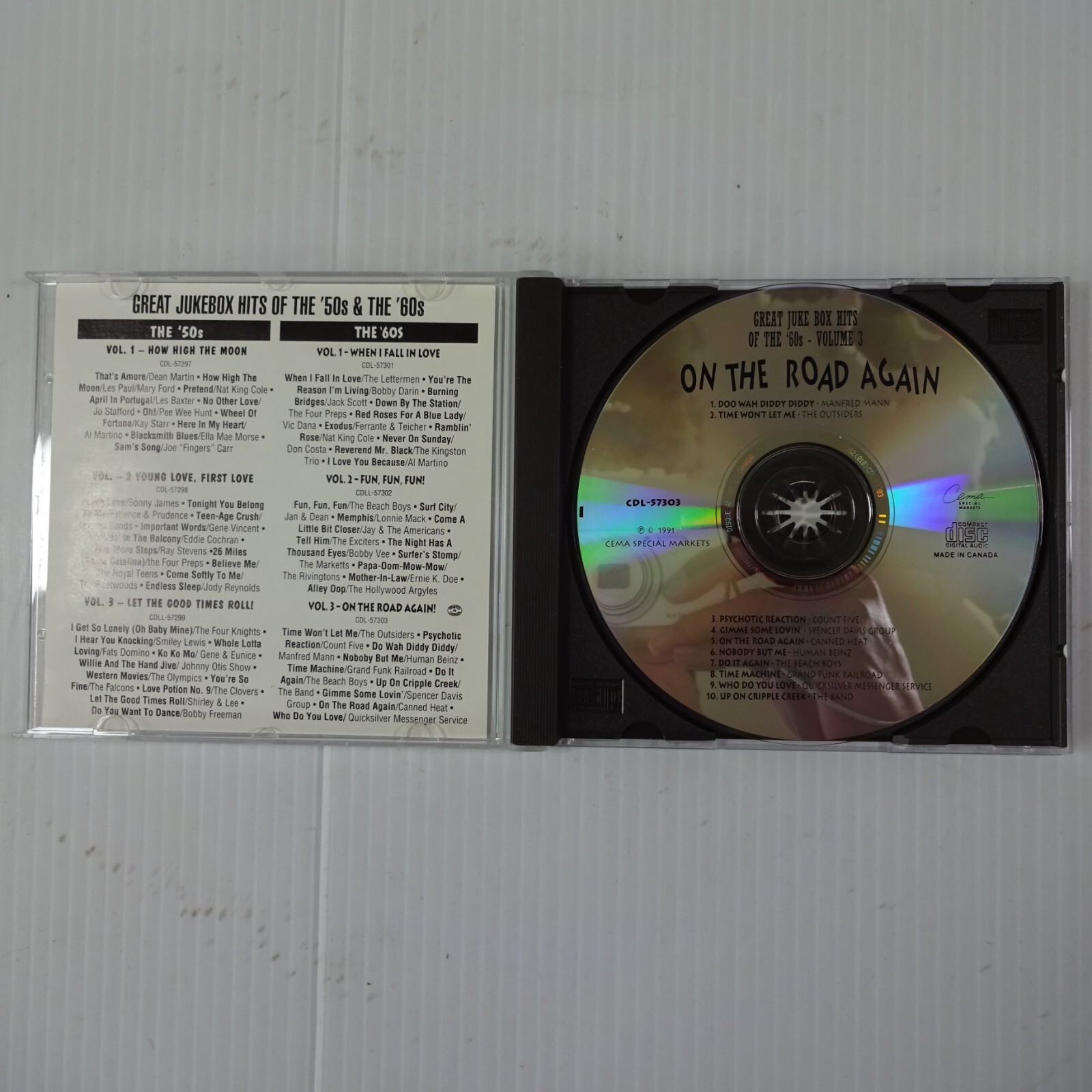 Great Jukebox Hits of the 60s Vol 3 ON THE ROAD AGAIN by ORIGINAL ARTISTS