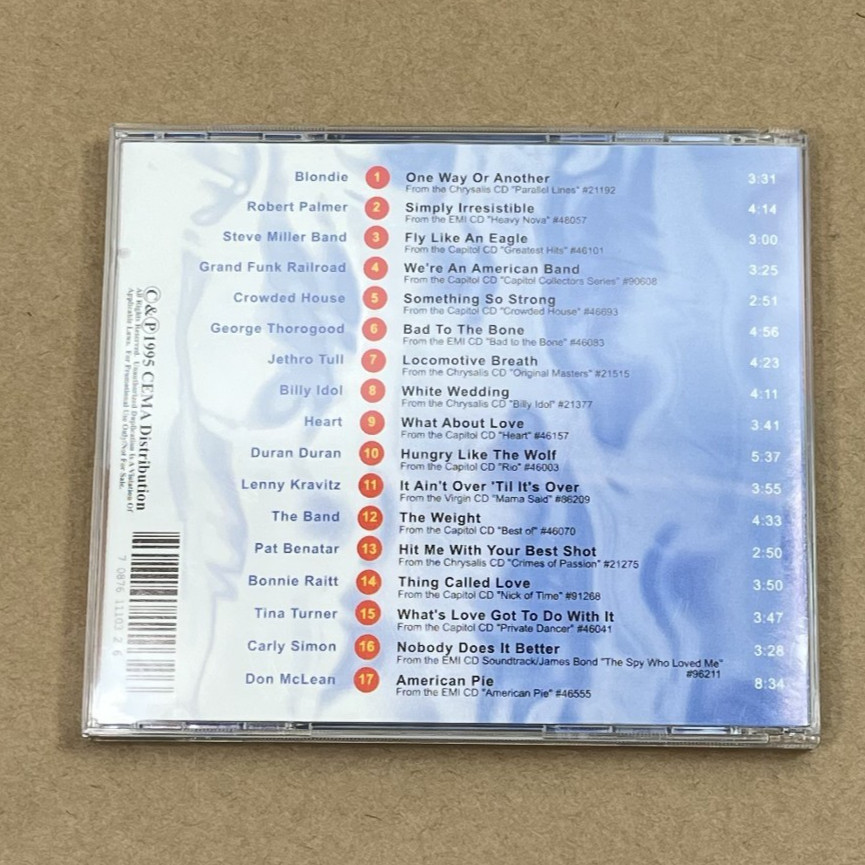 Circuit City CD Sampler 1995 Promo Not for Sale Compilation Pop Rock CEMA