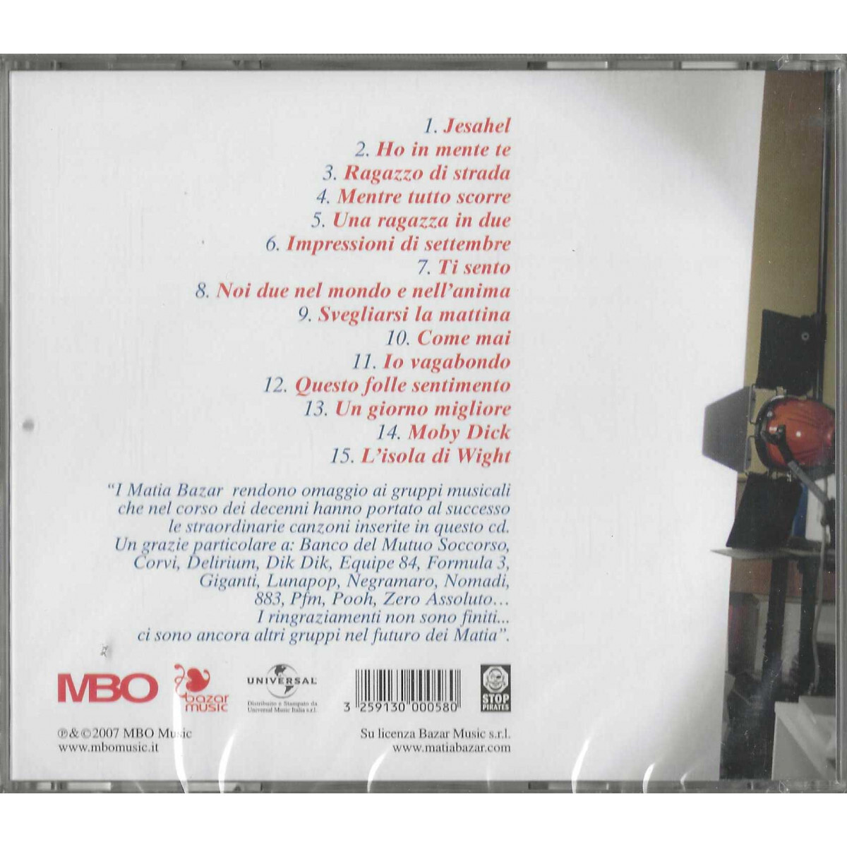 Matia Bazar CD One1two2three3four4 / MBO – 3000058 Sealed