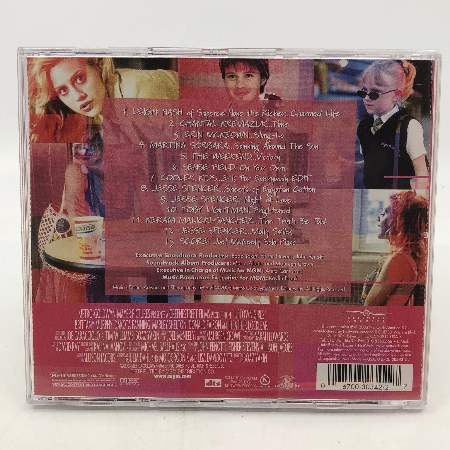 Uptown Girls Soundtrack CD 2003 Pop Rock Nettwerk America Disc NM*