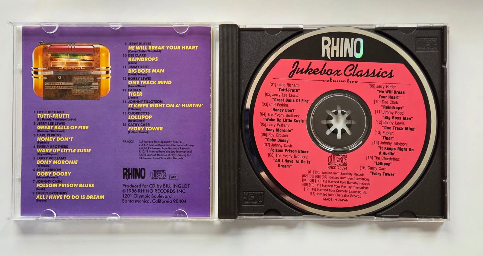 Jukebox Classics Volume 2 16 Top Hits of the 50"s and 60"s
