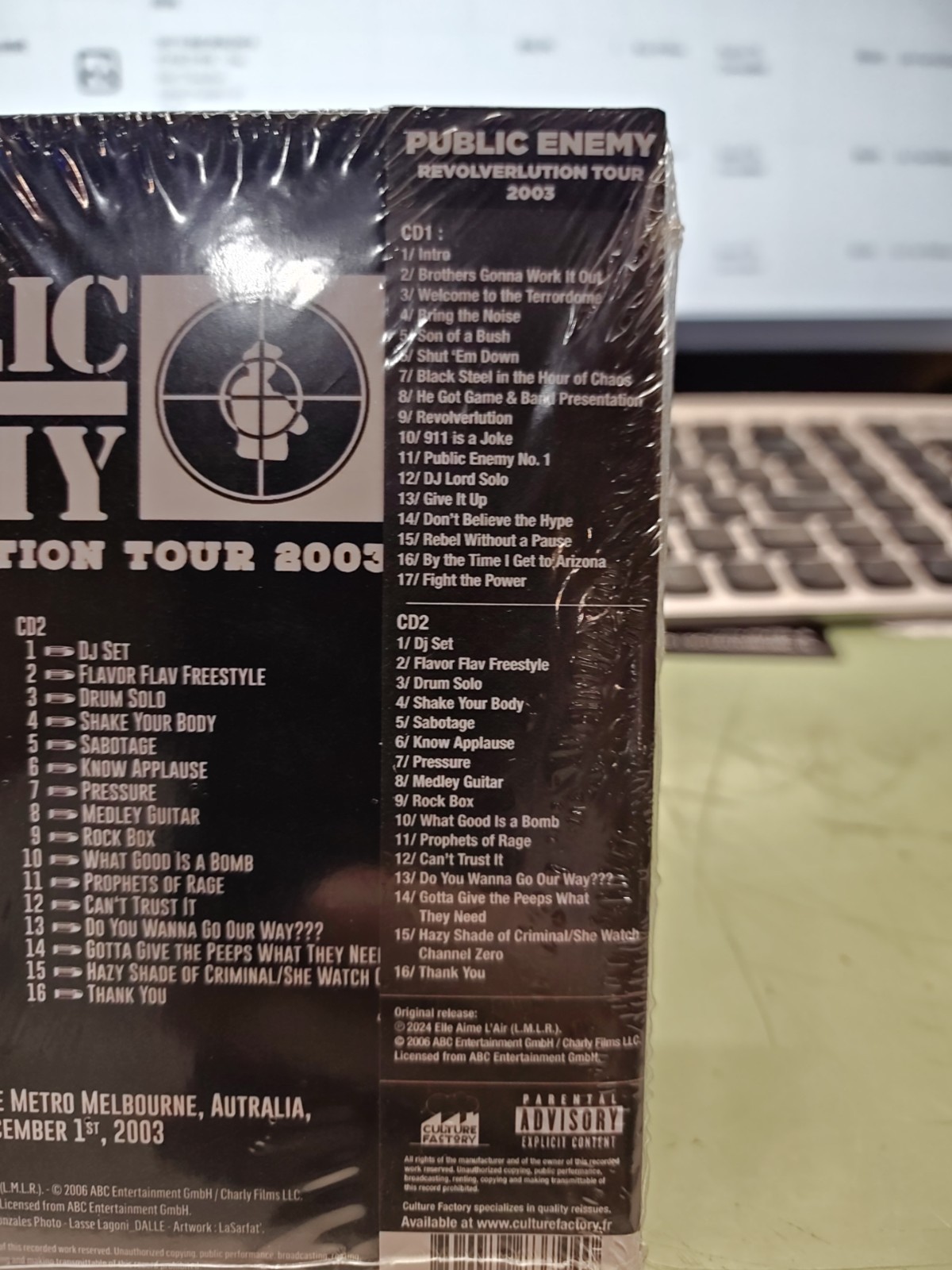 Public Enemy- Revolverlution Tour 2003 CD NEW Record Store Day 2024