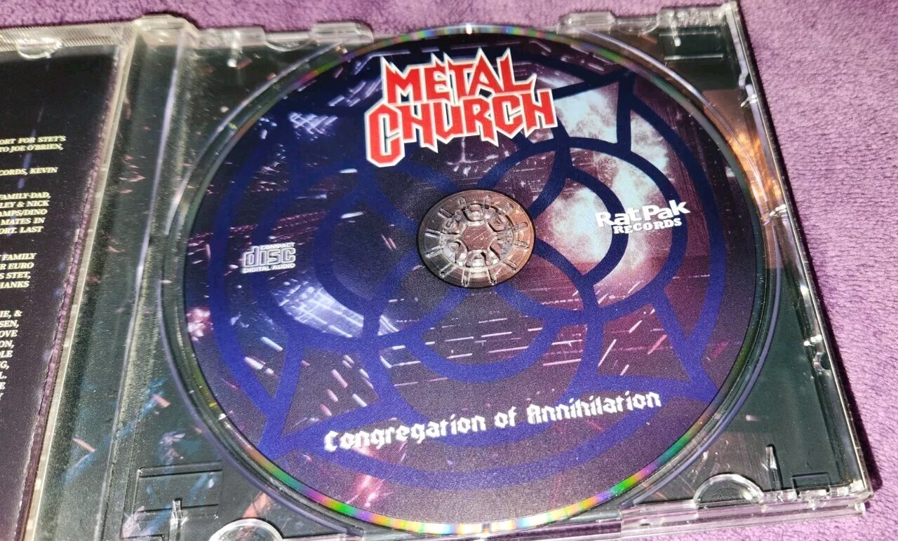 METAL CHURCH: Congregation Of Annihilation CD 2023 Rat Pak Records with sticker
