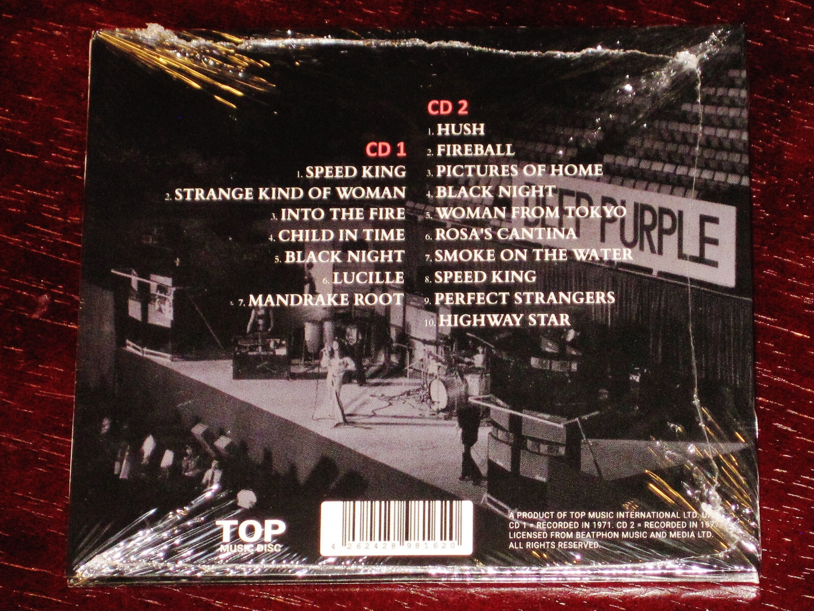 Deep Purple: In The Beginning 1971 + 1977 Live 2 CD Set 2024 Top Music UK NEW