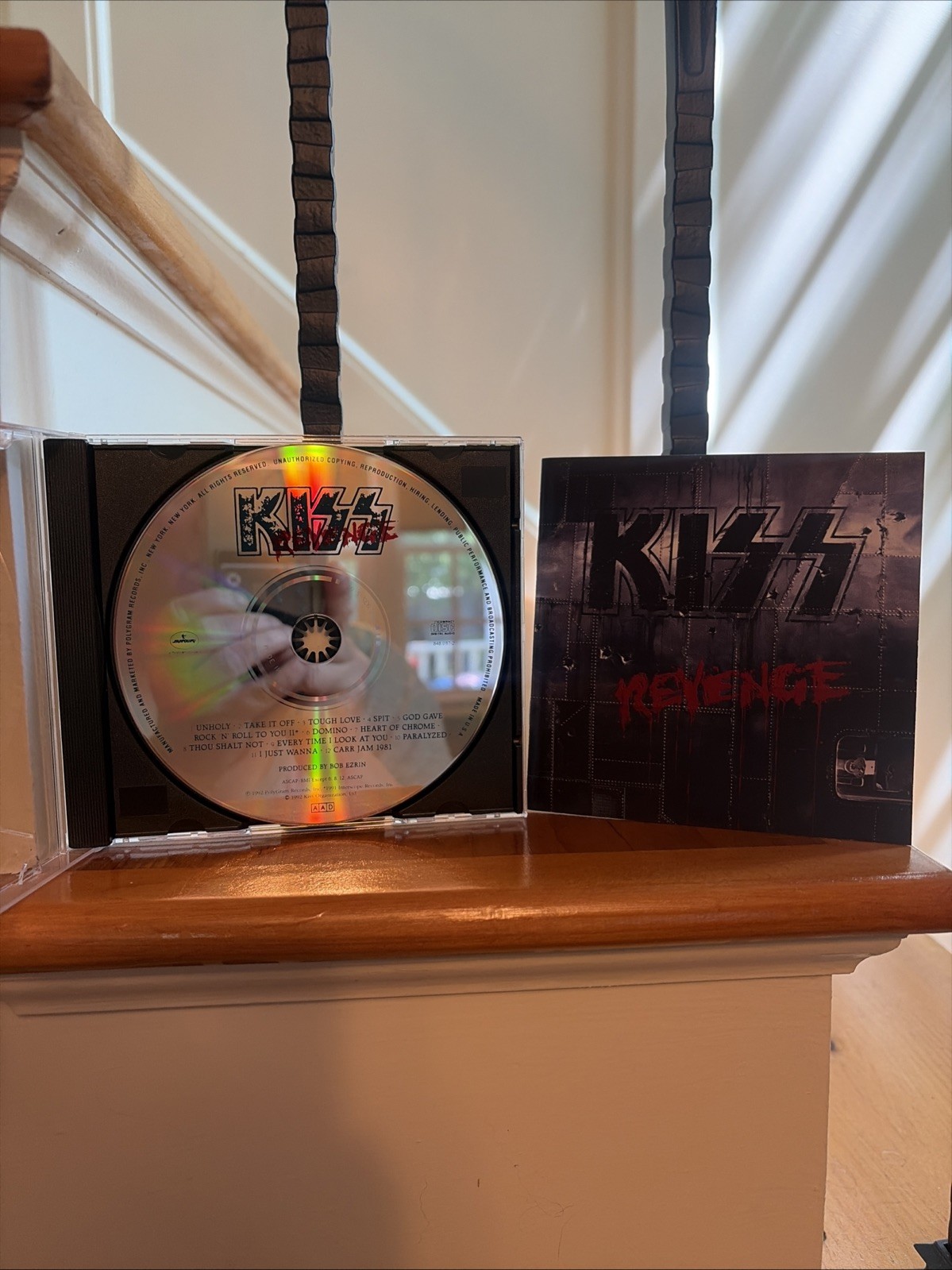 KISS Revenge CD 1992 Mercury 422-848 037-2 Original Pressing