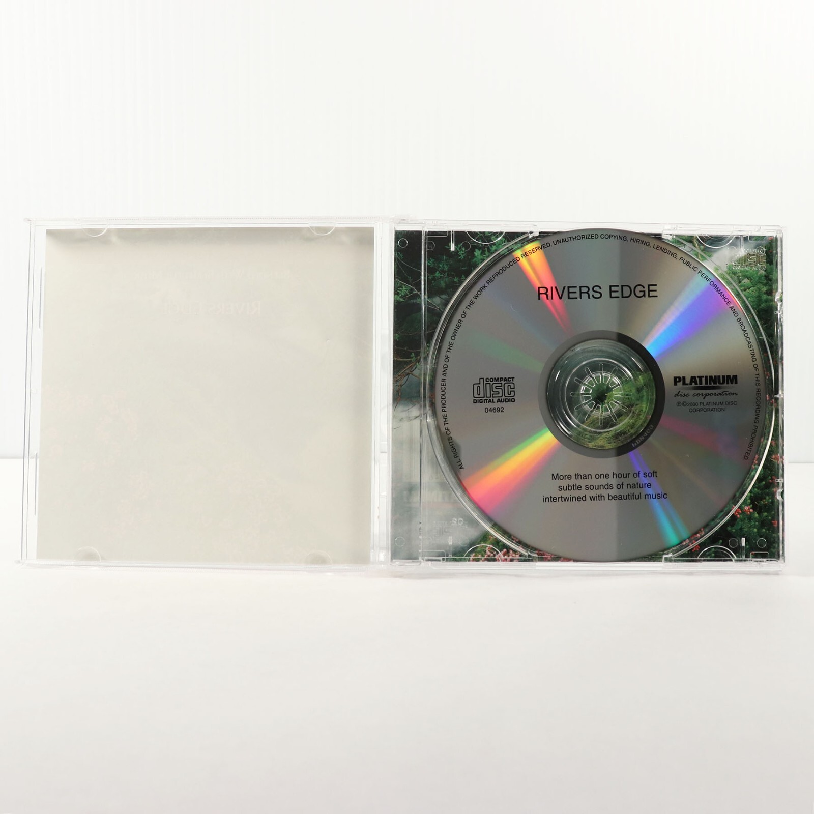Rivers Edge: Soothing Sounds For Body & Soul (CD 2000) Blended w Beautiful Music