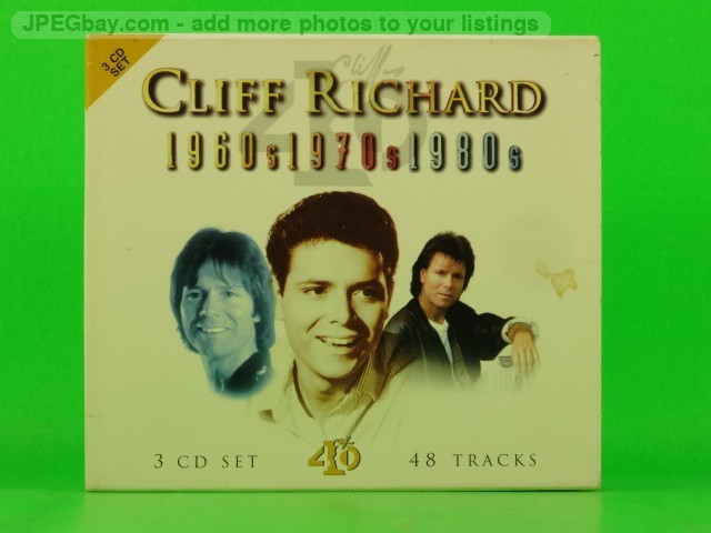 CLIFF RICHARD 1960S 1970S 1980S (3 x CD) (Z131) 20+ Track CD Album including Pic