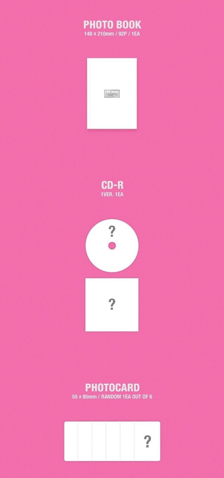 K-POP IVE 1st EP [I'VE MINE] CD