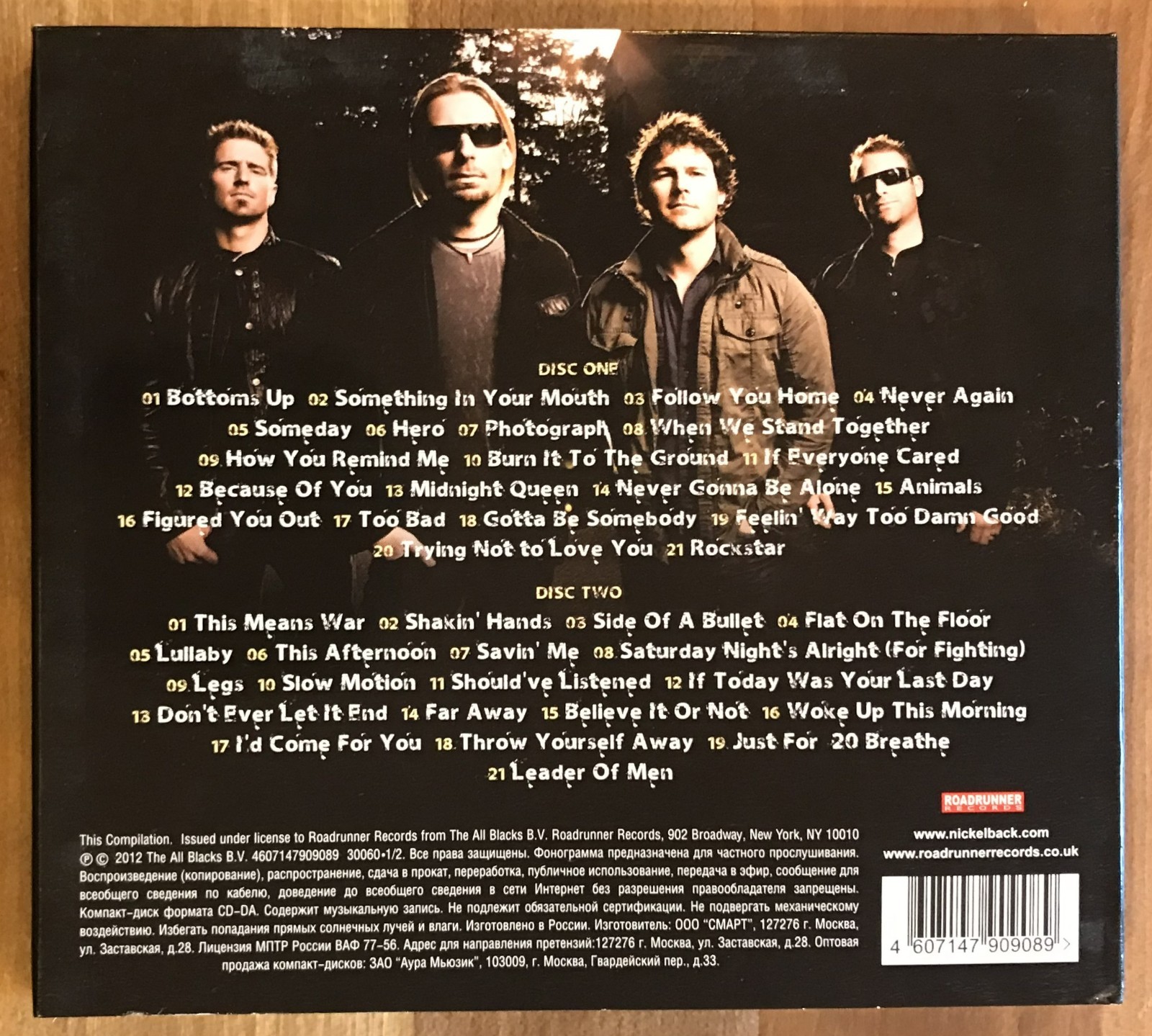 NICKELBACK GREATEST HITS DOUBLE DISC 42 TRACKS BEST OF ROAD RUNNER RECORDS OOP