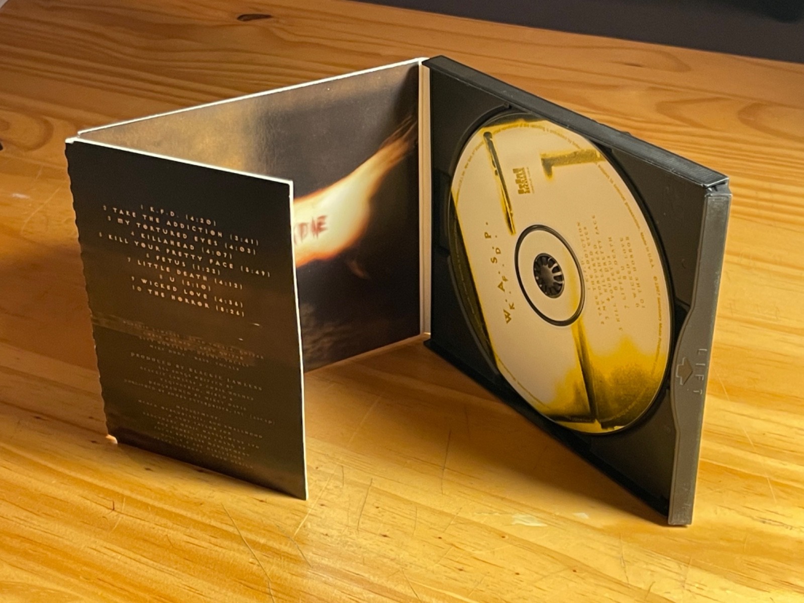 W.A.S.P. ‎– K.F.D. CD Castle 135 1997 eco pak snapcase original 1st pressing VG+