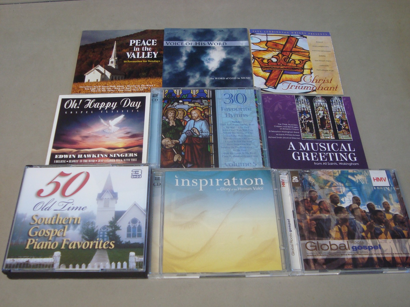 CD JOB LOT G7: 27 GOSPEL and WORSHIP CD Albums - Many without Jewel Cases